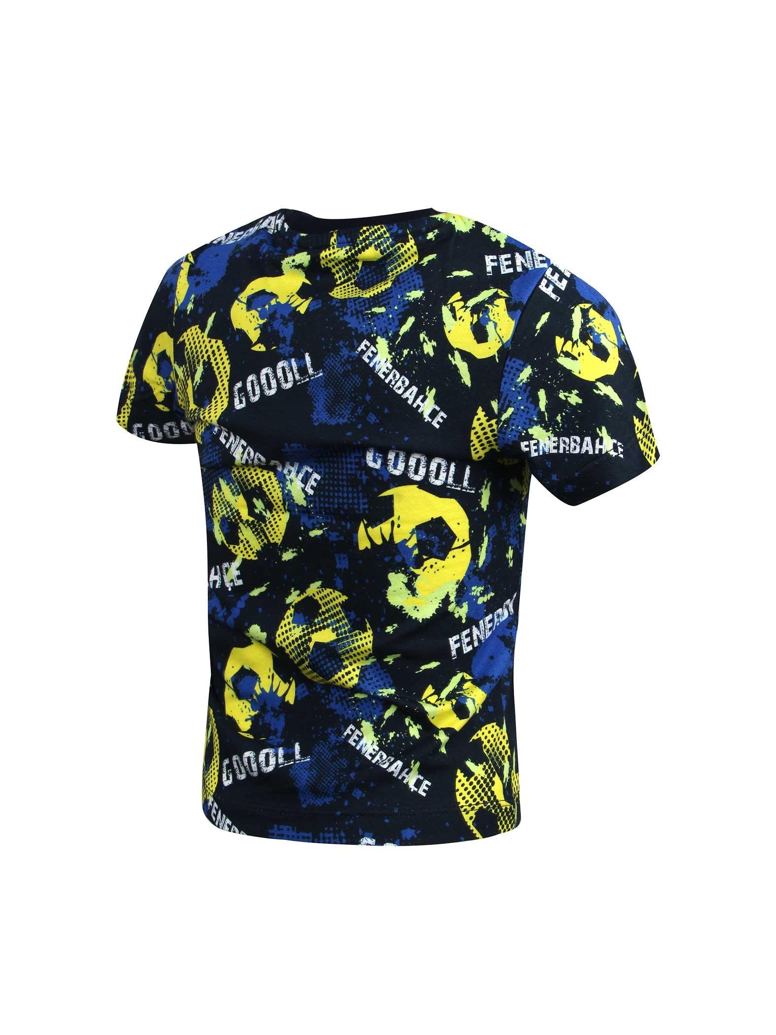 Fenerbahçe Tribün Gol Pattern Çocuk Tişört TK010CFK09