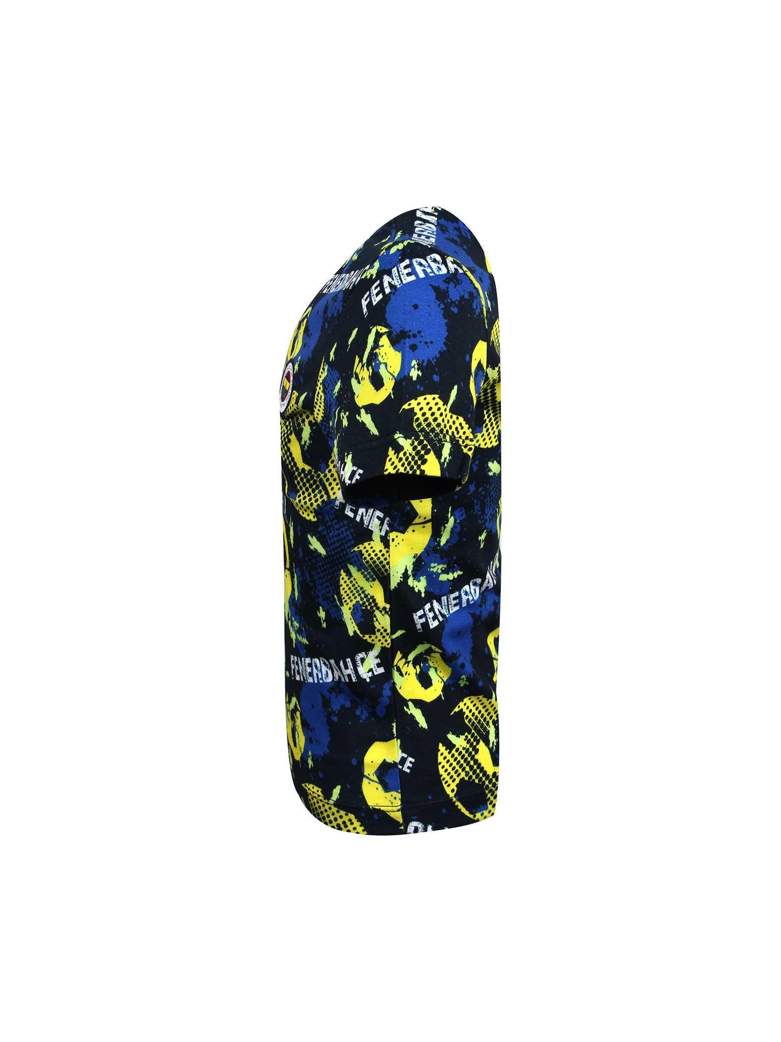 Fenerbahçe Tribün Gol Pattern Çocuk Tişört TK010CFK09