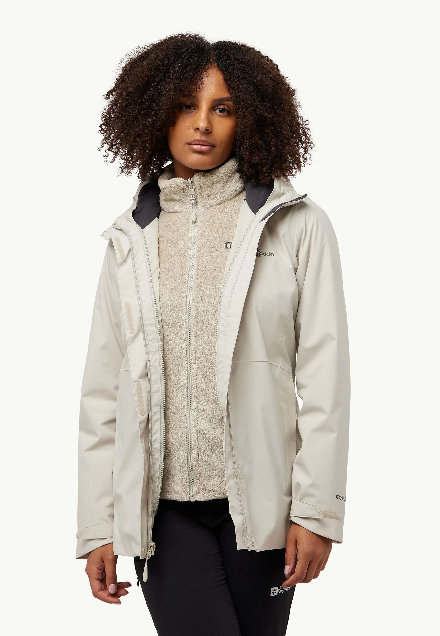 Jack Wolfskin Rotwand 3İn1 Jkt W Kadın Mont-Ceket A60333