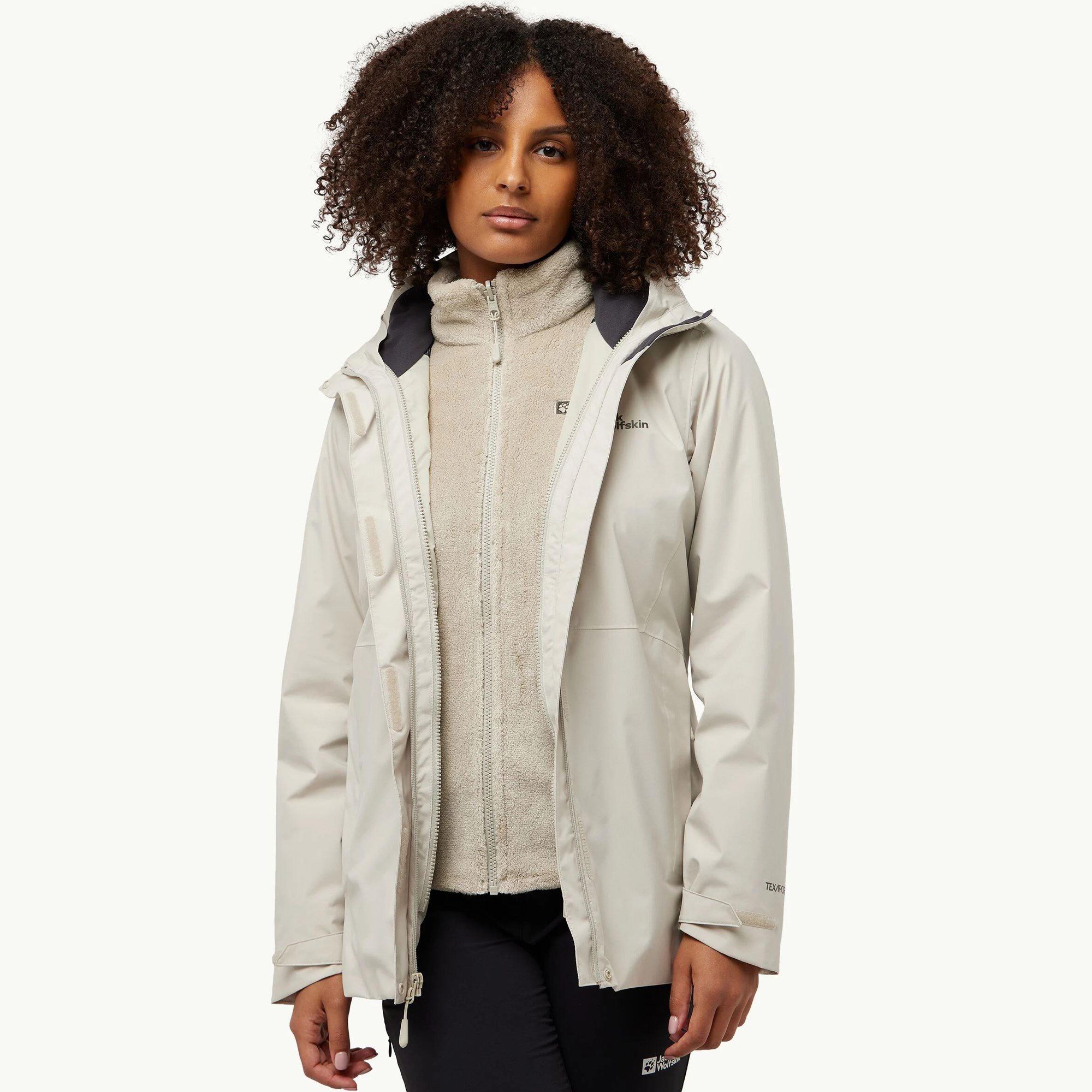 Jack Wolfskin Rotwand 3İn1 Jkt W Kadın Mont A60333