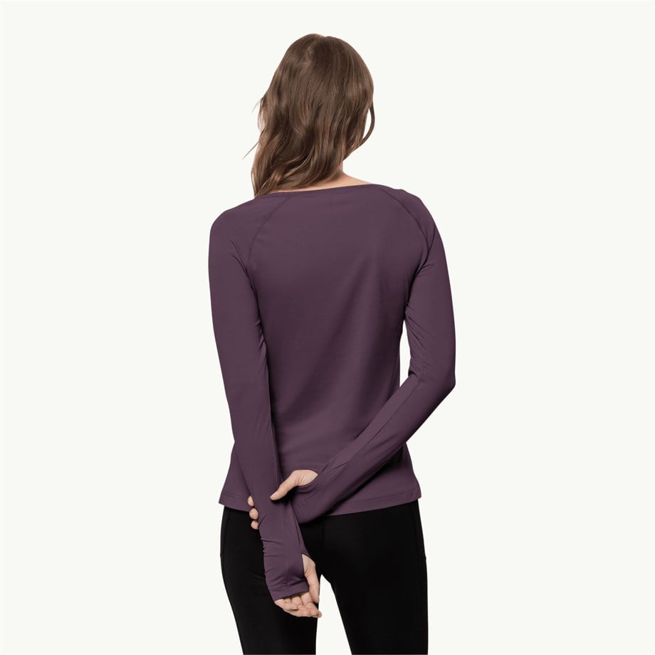 Jack Wolfskin Tasman L/S W Kadın Tişört
