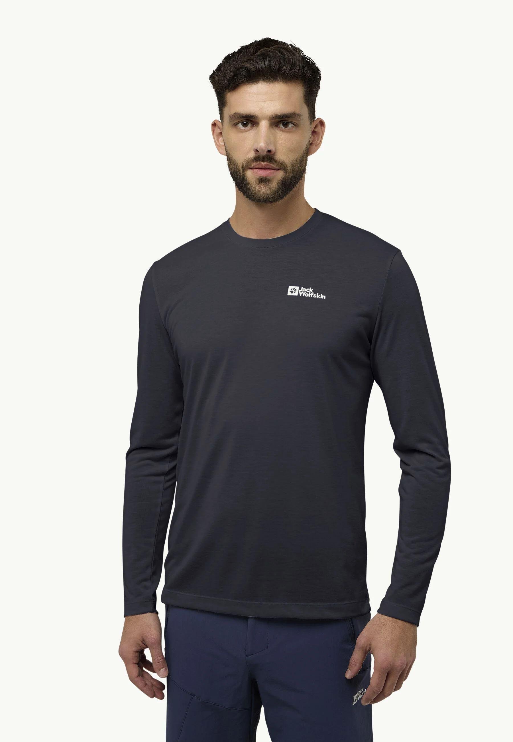 Jack Wolfskin Vonnan Ls T M Erkek Tişört A60291