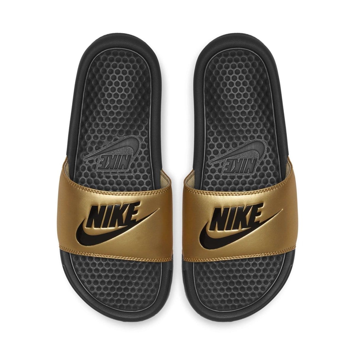 Nike Benassi JDI Kadın Altın Terlik