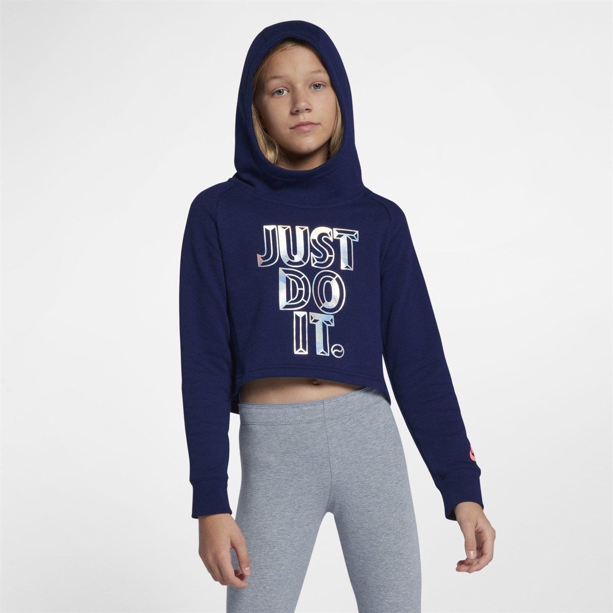 Nike G Nsw Hoodıe Crop Pe Jdı Çocuk Sweat