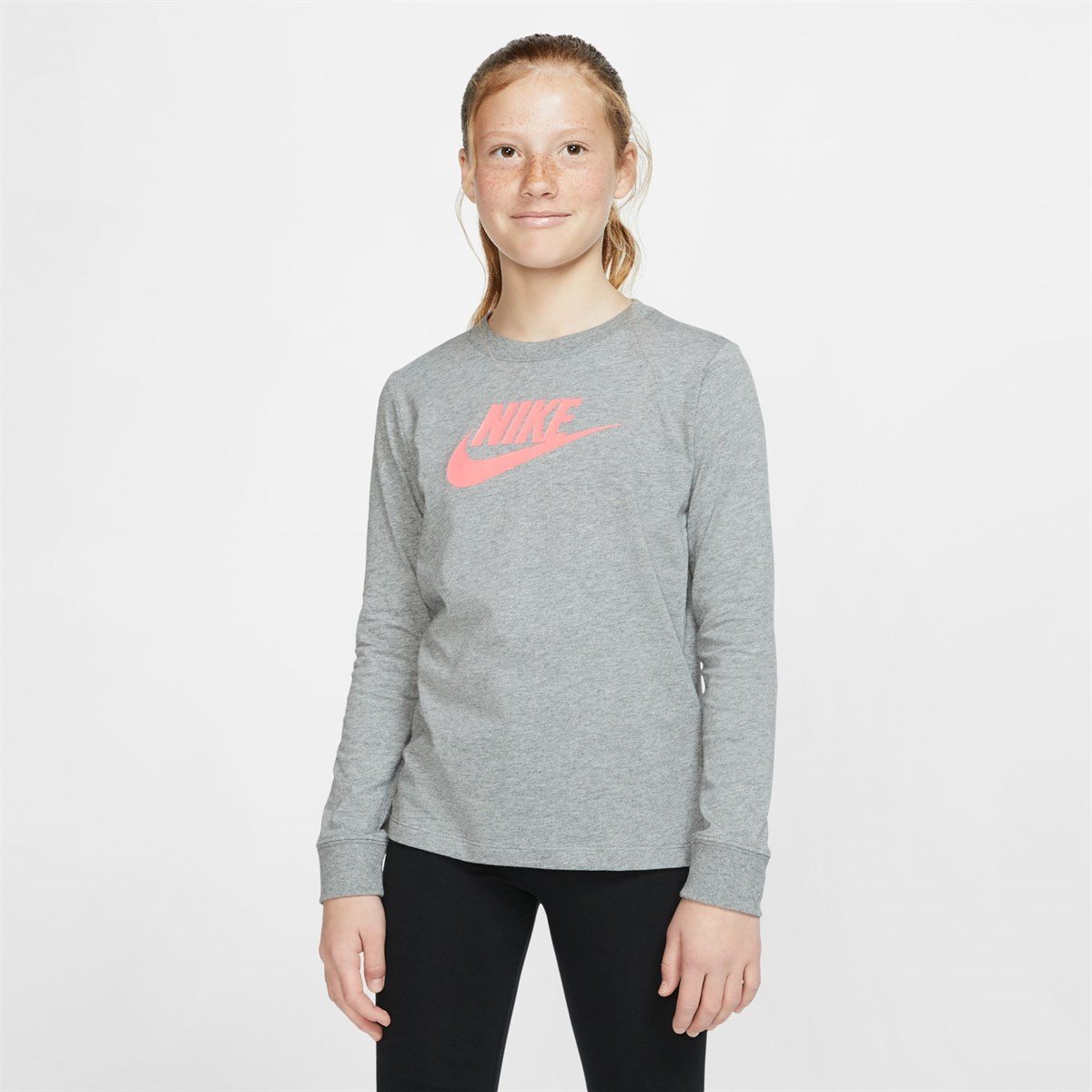 Nike G Nsw Tee Ls Essnt Futura Hook Çocuk Tişört