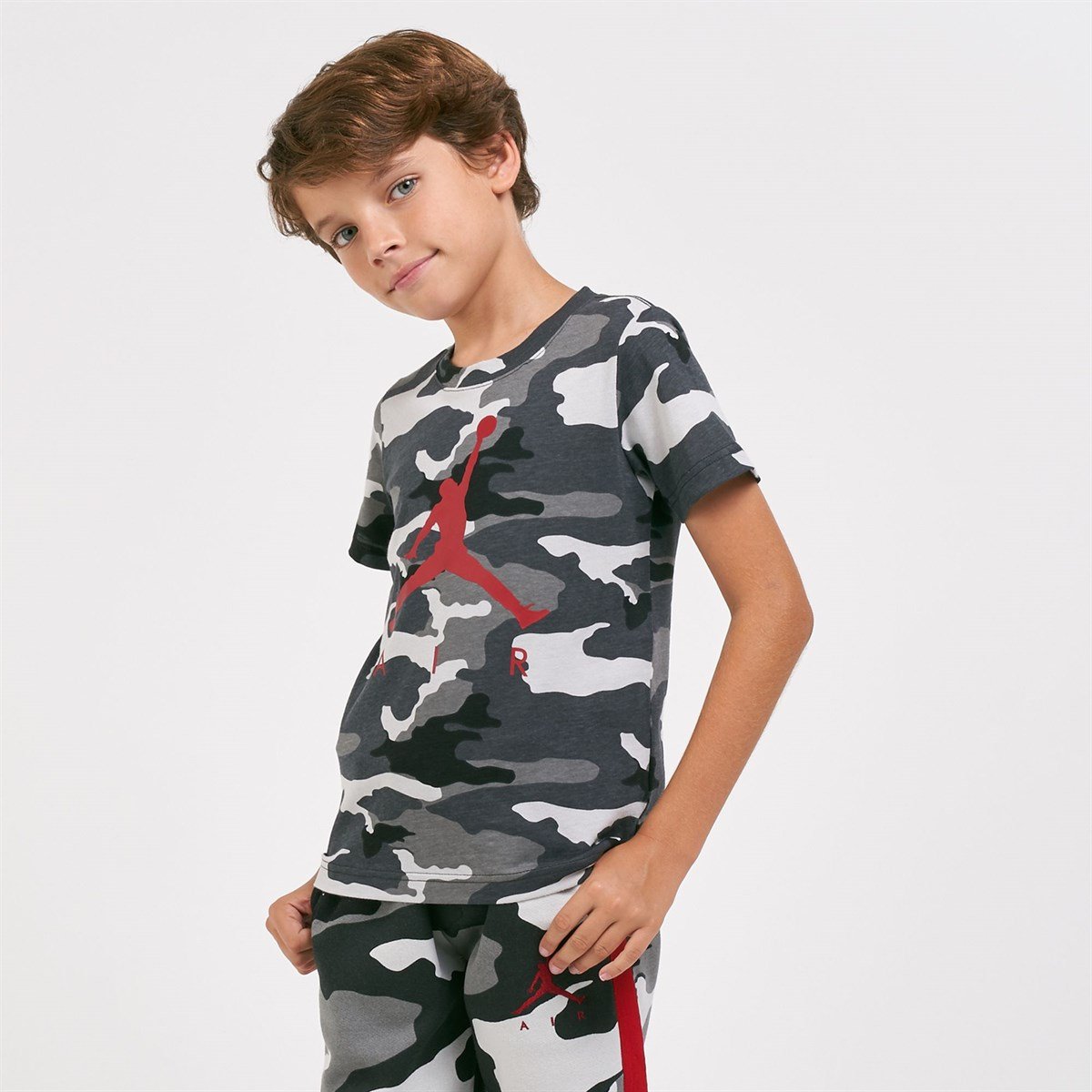 Nike Jdb Jumpman Aop Camo Tee Çocuk Tişört