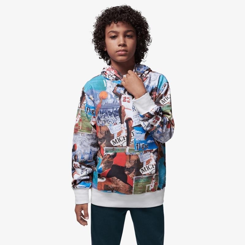 Nike Jdb Mj Brklyn Aop Ft Po Çocuk Sweat