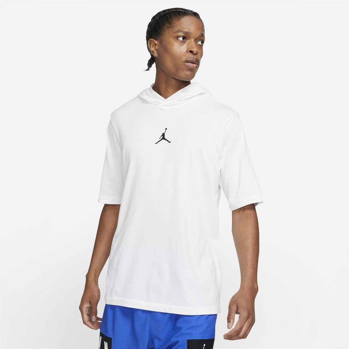 Nike M J Aır Perf Df Ss Hoodıe Tee Erkek Sweat