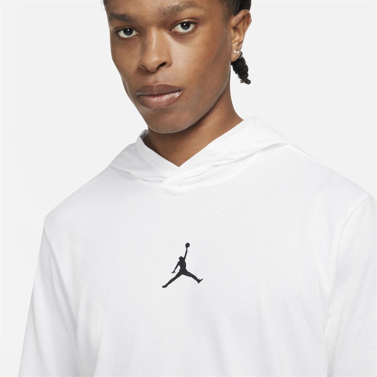 Nike M J Aır Perf Df Ss Hoodıe Tee Erkek Sweat