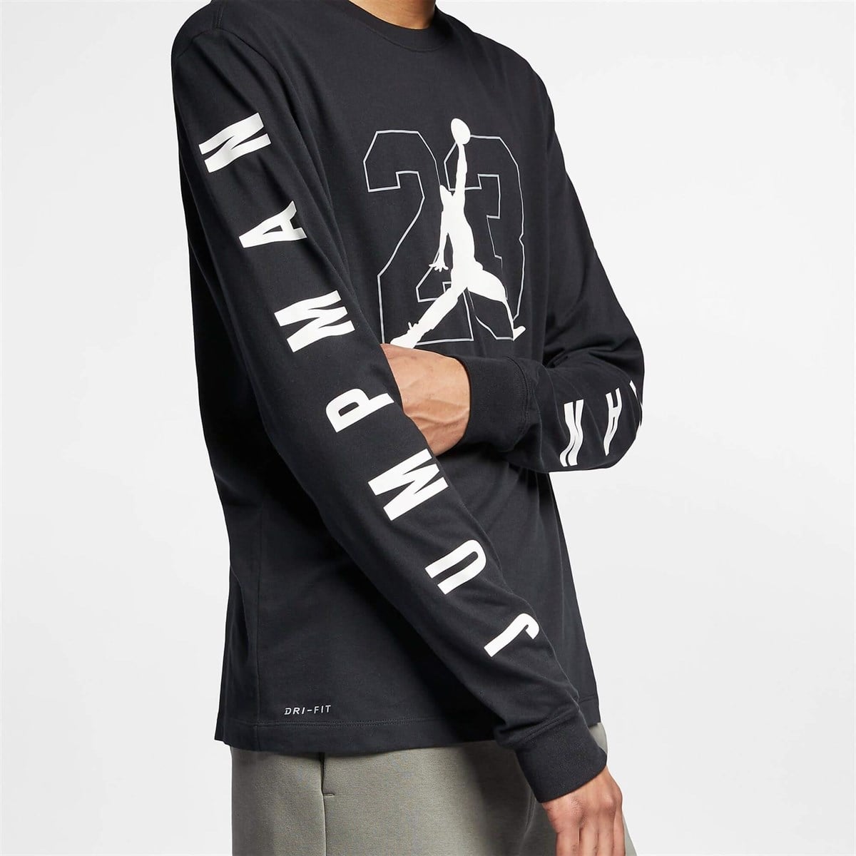 Nike M Jbsk Ls Tee Sp19 Gx1 Erkek Tişört