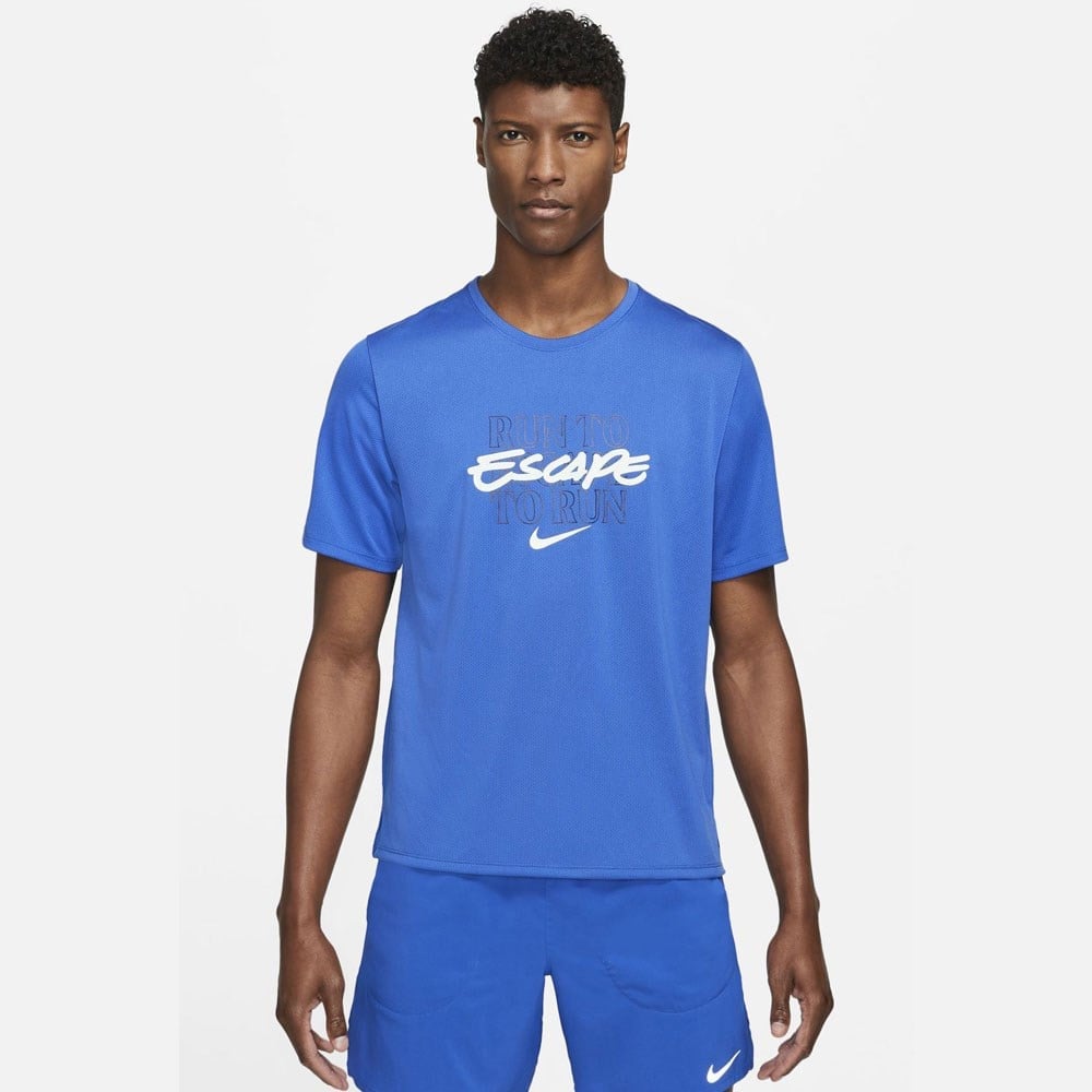Nike M Nk Df Mıler Top Ss Wr Gx Erkek Tişört