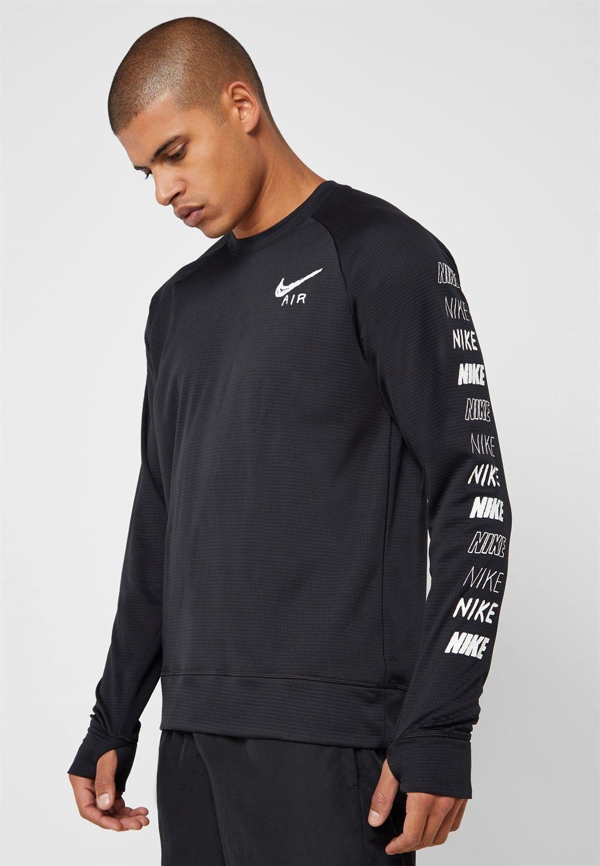 Nike M Nk Pacer Plus Crew Gx Hbr Erkek Tişört