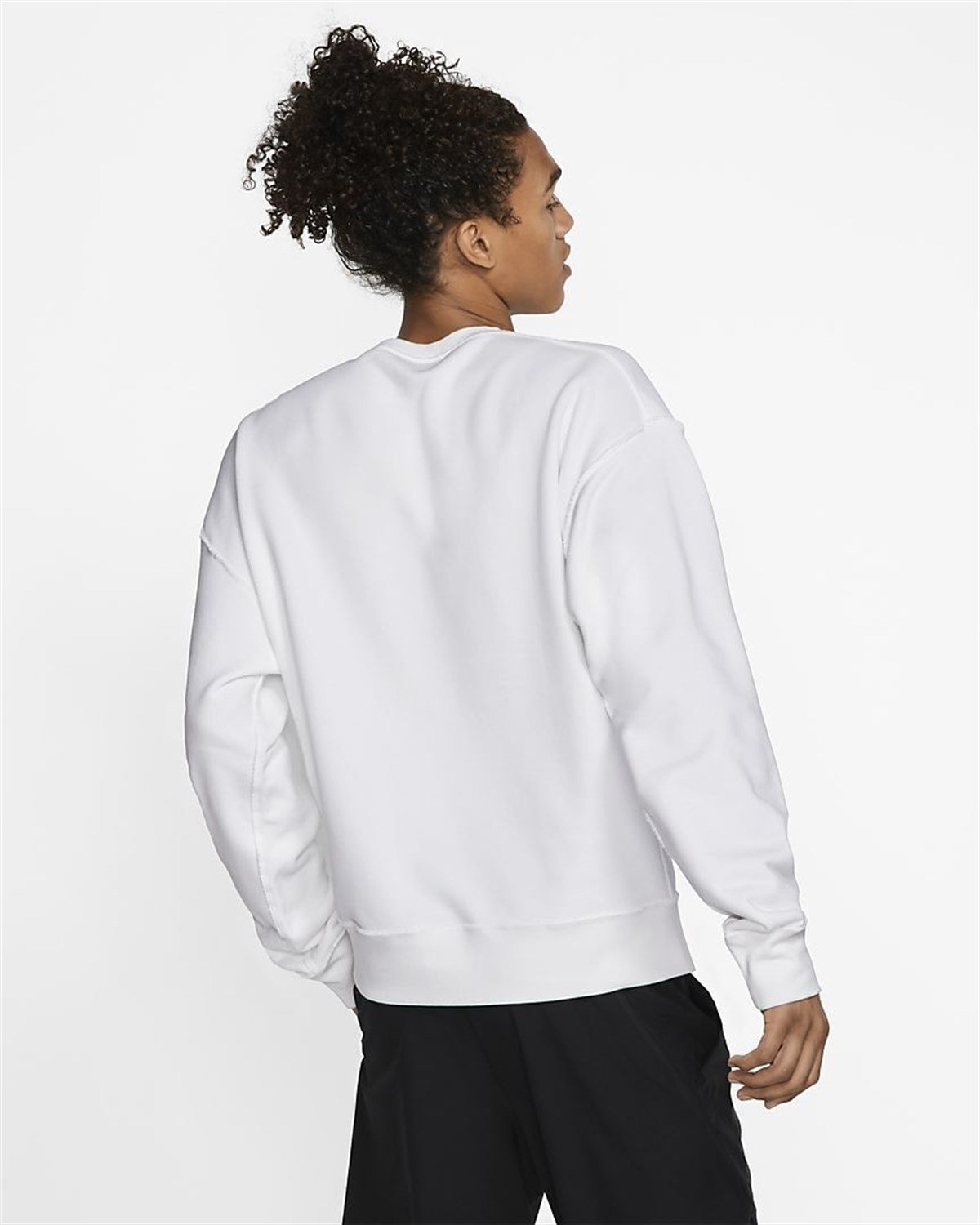 Nike M Nkct Crew Flc Reverse Ls Erkek Sweat