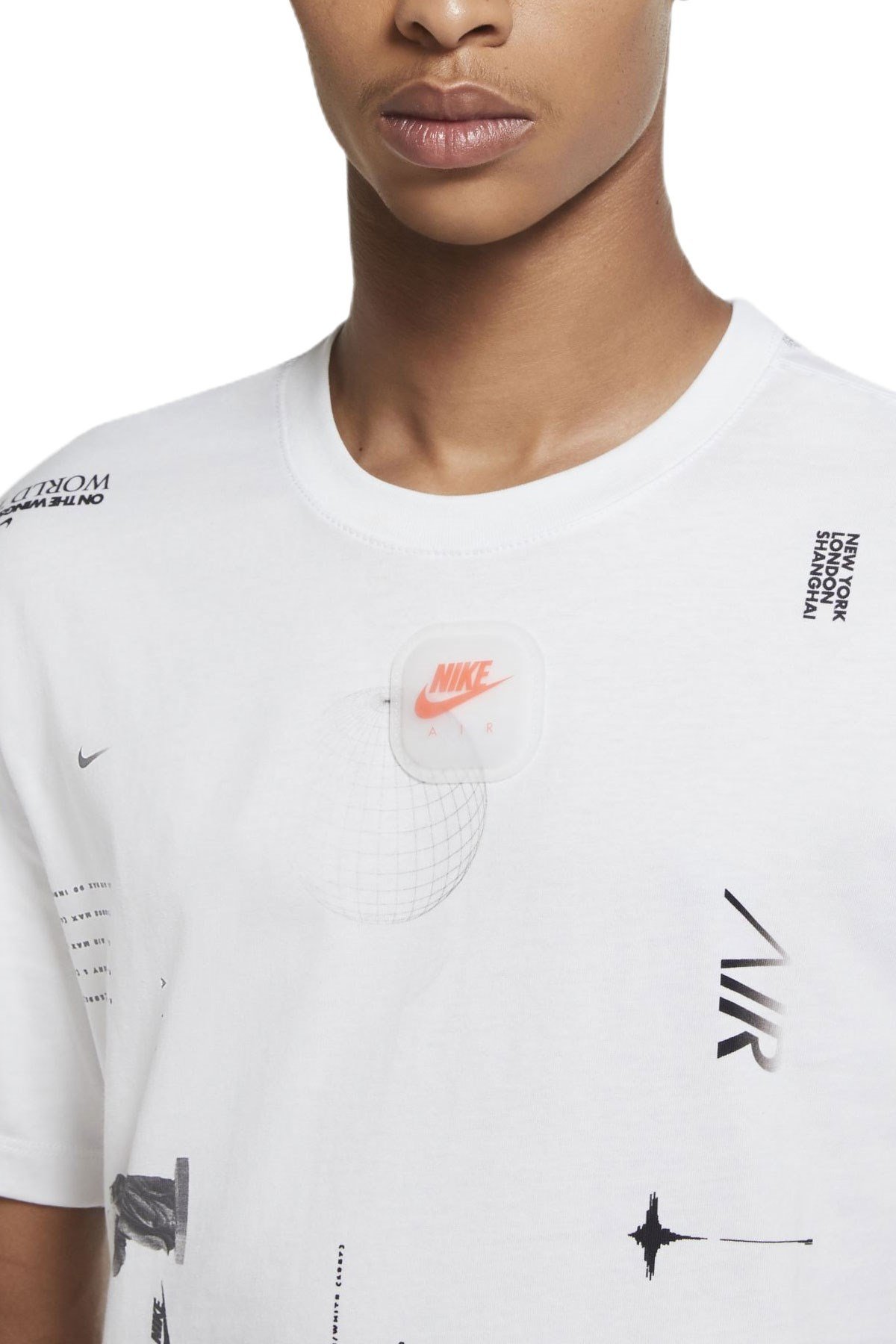 Nike M Nsw Ss Tee Musıc Aop Erkek Tişört