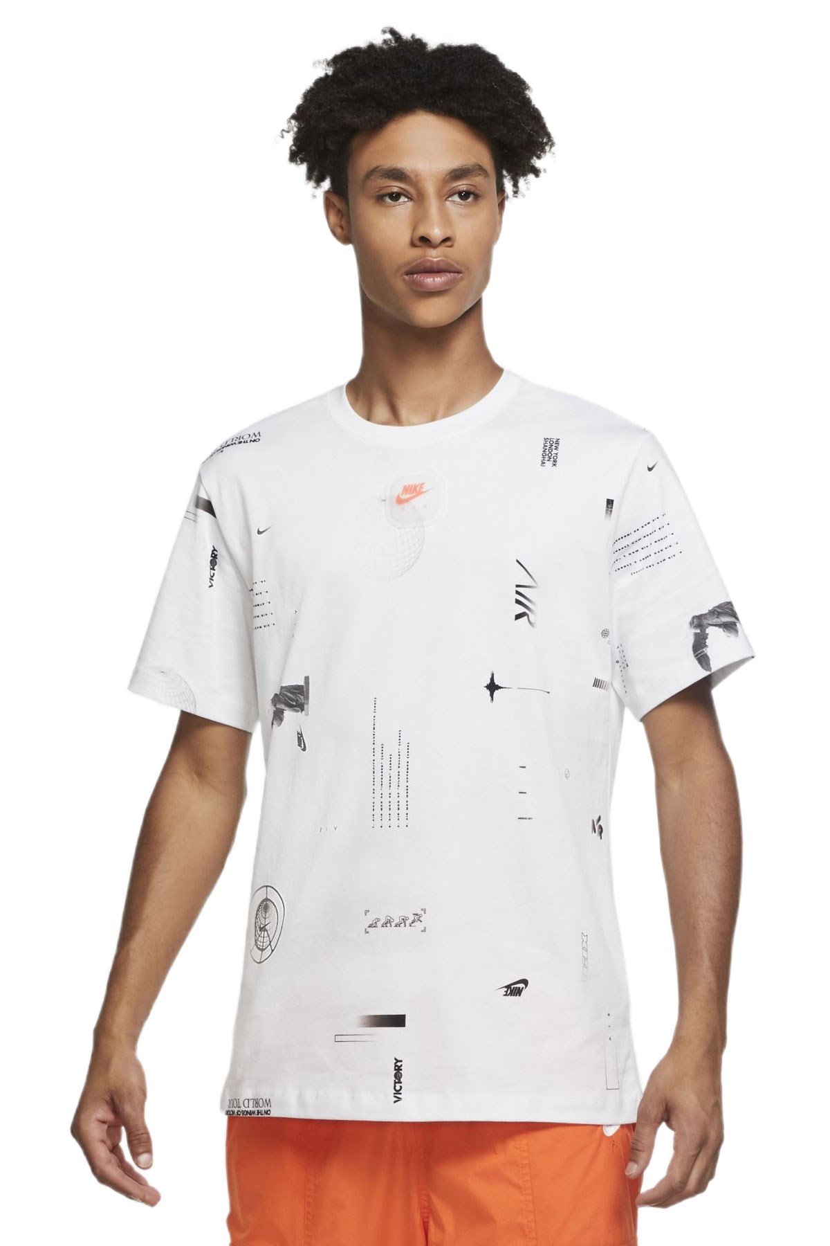 Nike M Nsw Ss Tee Musıc Aop Erkek Tişört