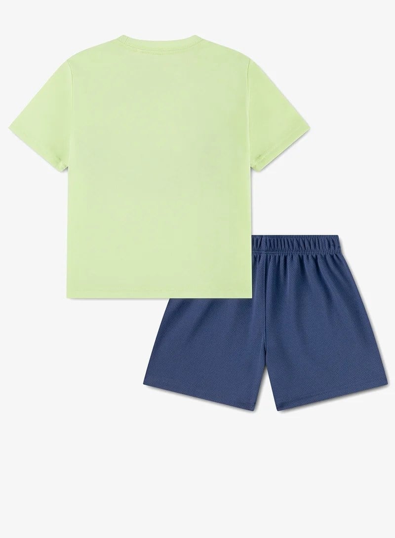 Nike Nkn E1D1 Gfx Jersey/Mesh Short Çocuk Şort Takım 76N627