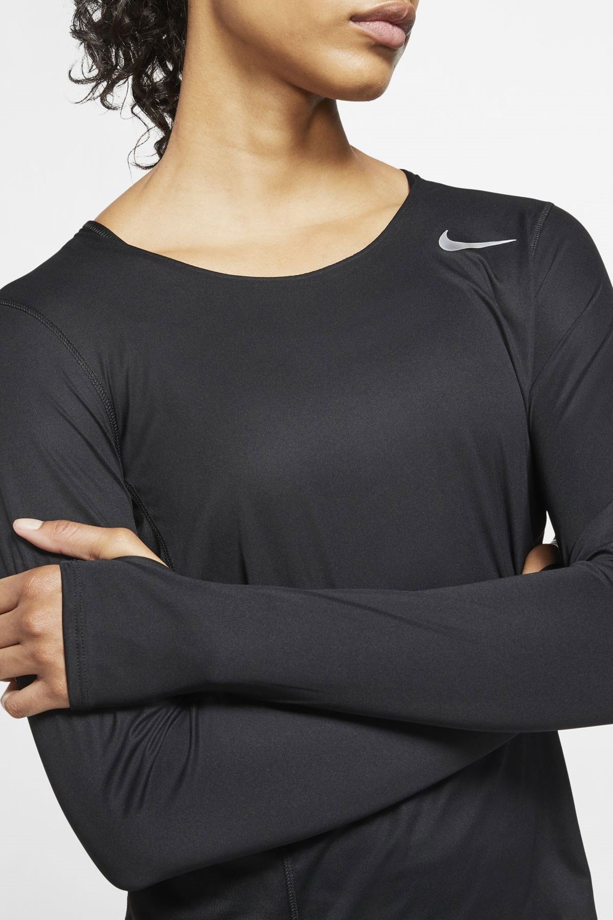 Nike W Nk City Sleek Ls Kadın Tişört