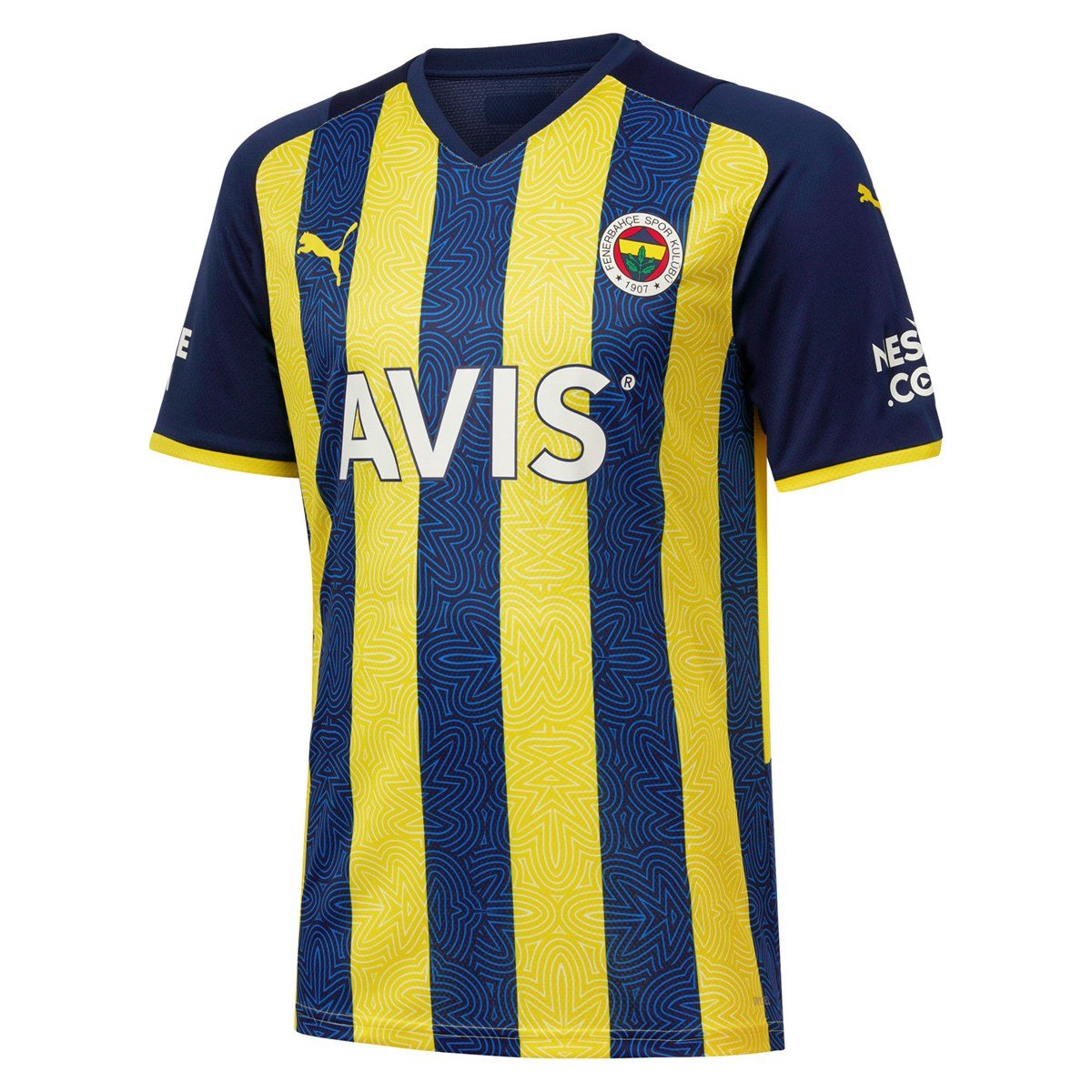 Puma Fsk Home Shirt Replica Blazing Yellow-Me Erkek Forma