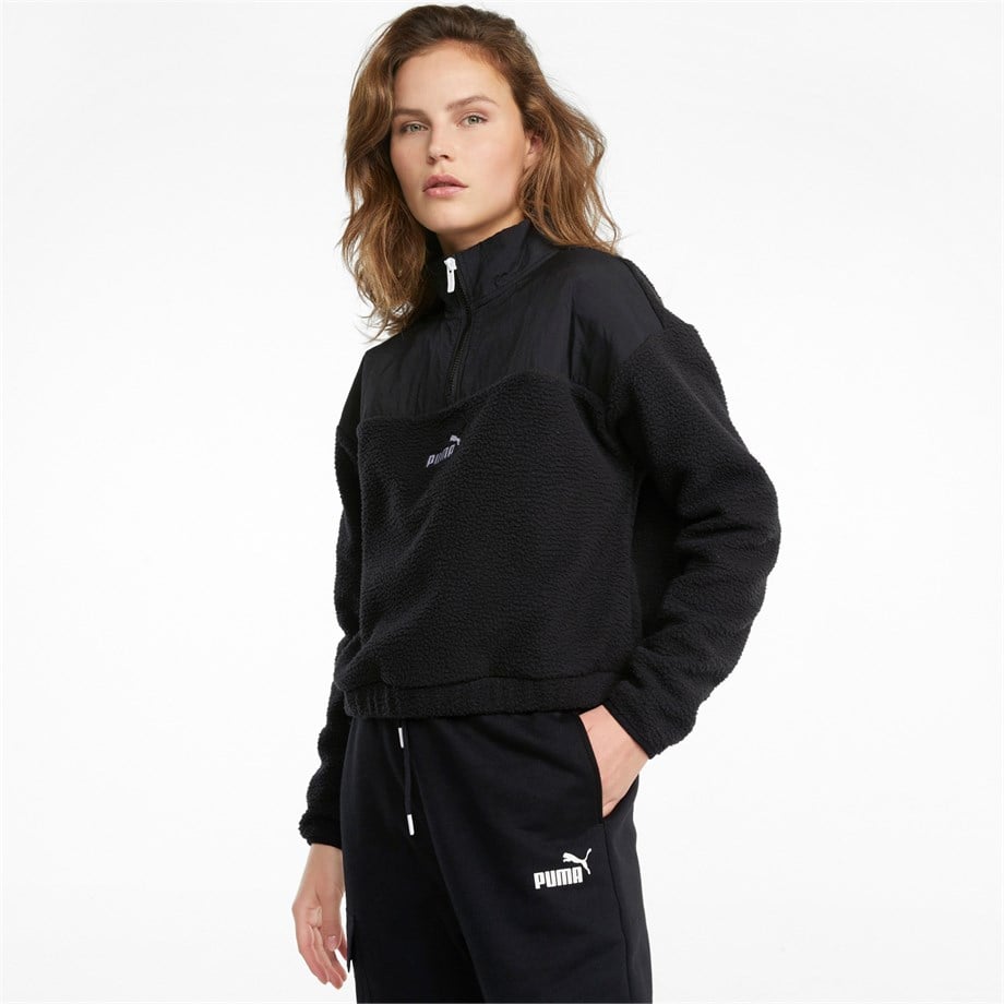 Puma Power Winterized Half-Zip Crew Puma Erkek Sweat