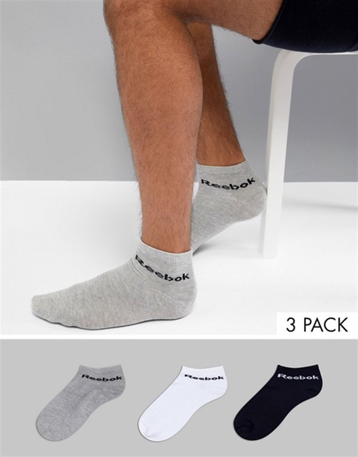 Reebok Roy U Ankle Sock 3P Unısex Çorap