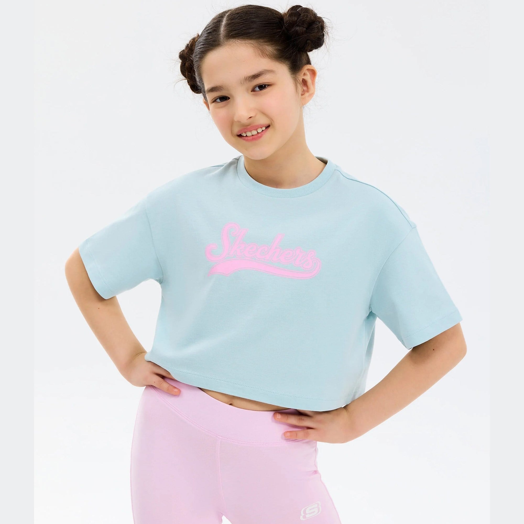 Skechers B Graphic Tee Oversize T-Shirt Çocuk Tişört SK2610024
