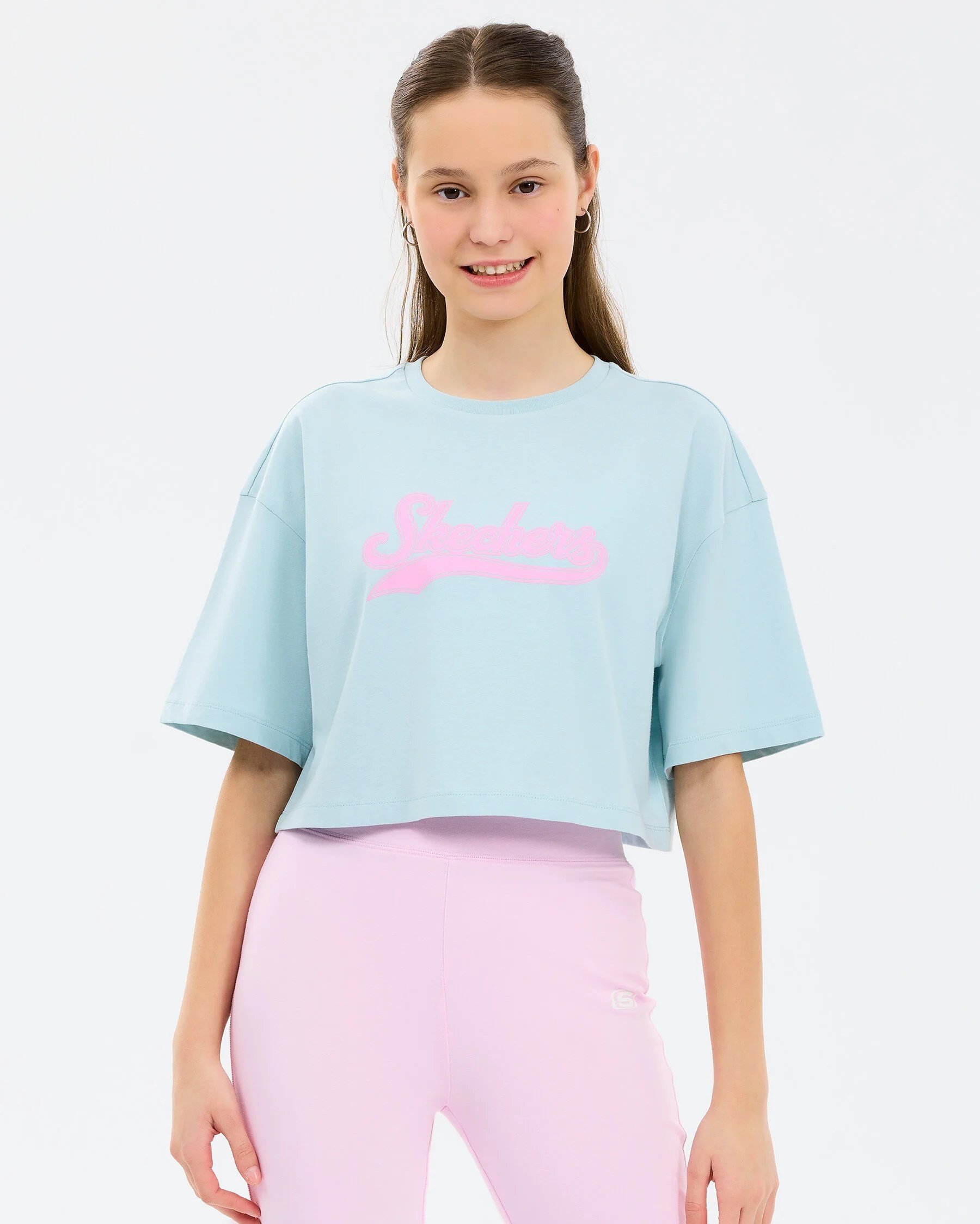 Skechers B Graphic Tee Oversize T-Shirt Çocuk Tişört SK2610024