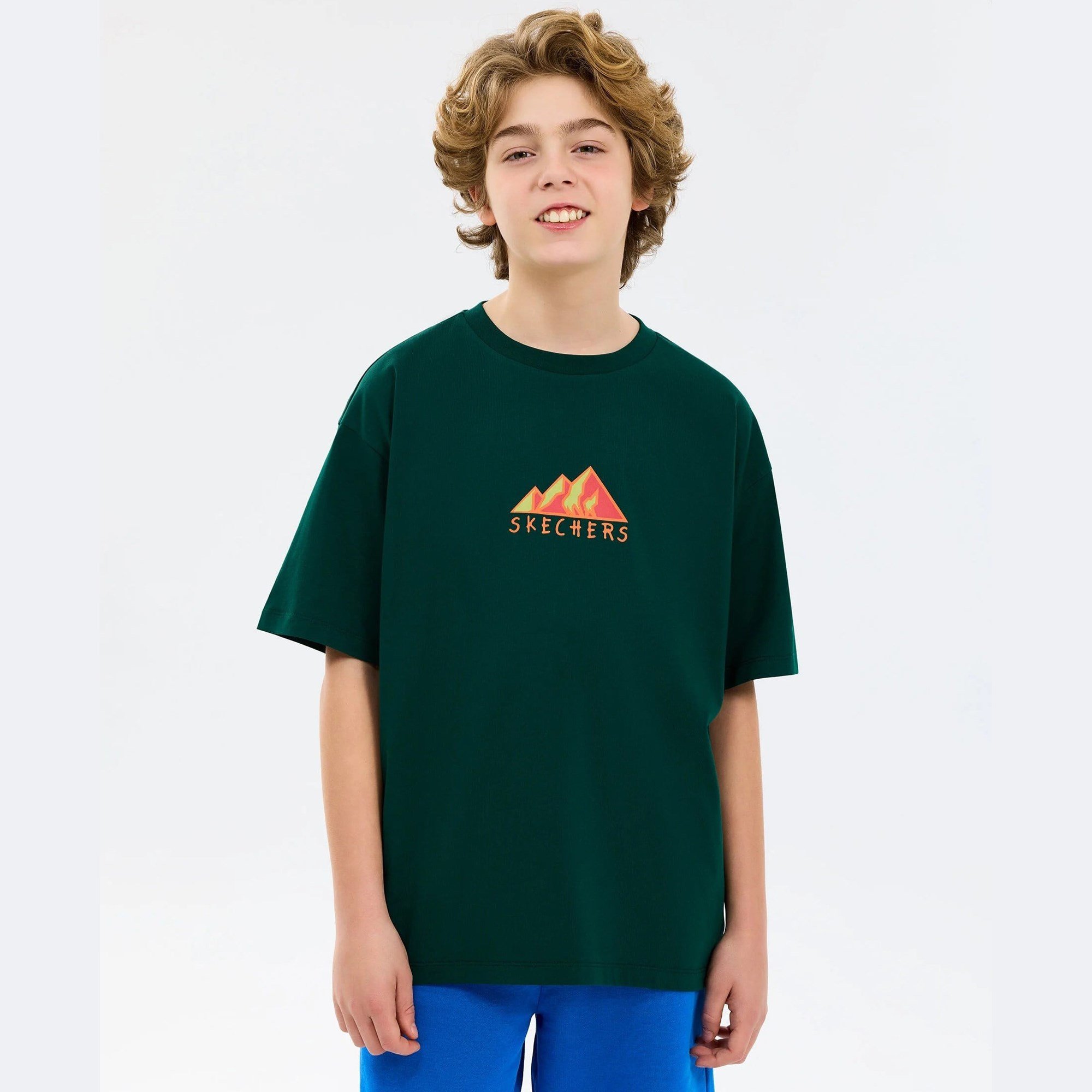 Skechers B Graphic Tee Oversize T-Shirt Çocuk Tişört