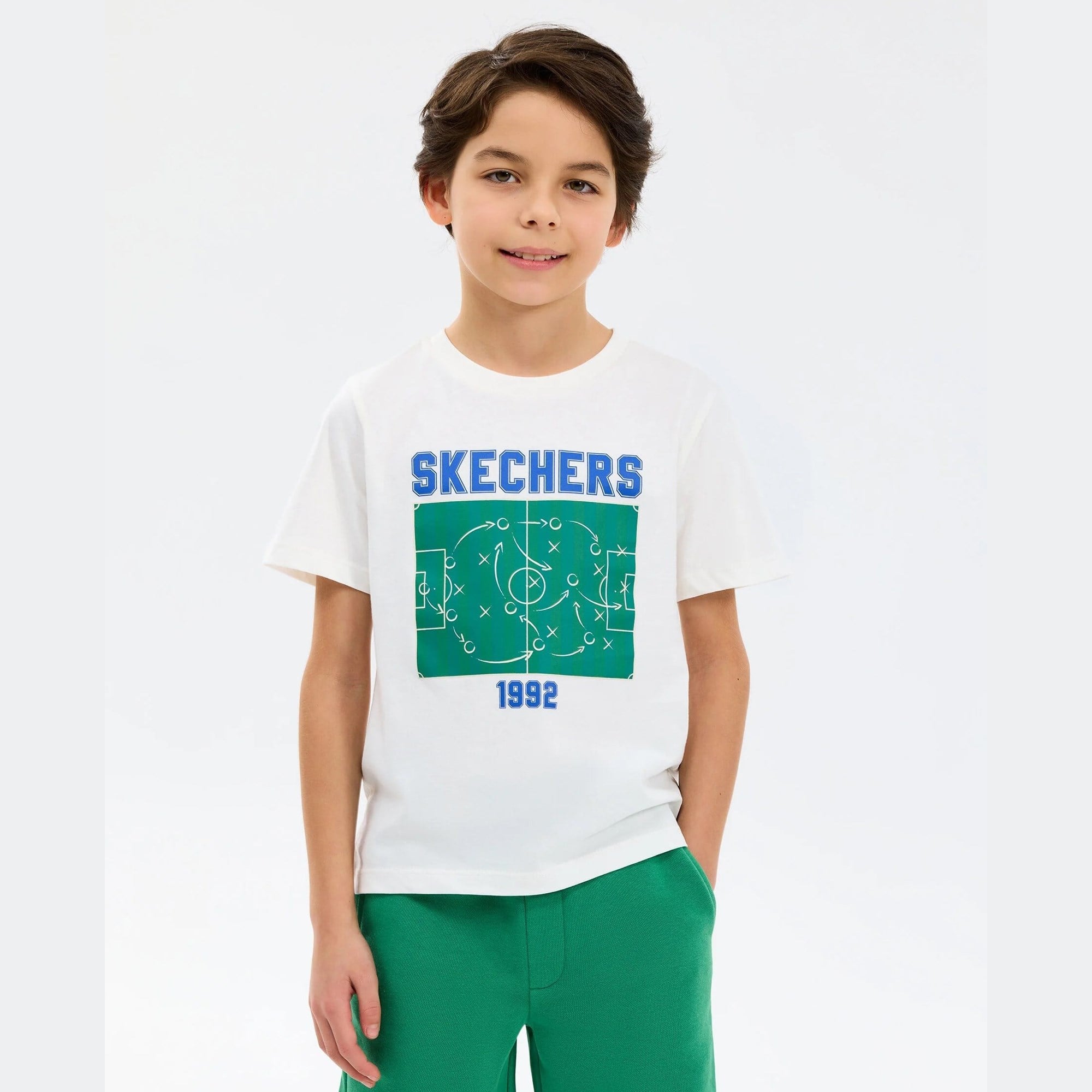 Skechers B Graphic Tee Regular Fit T-Shirt Çocuk Tişört SK2610081
