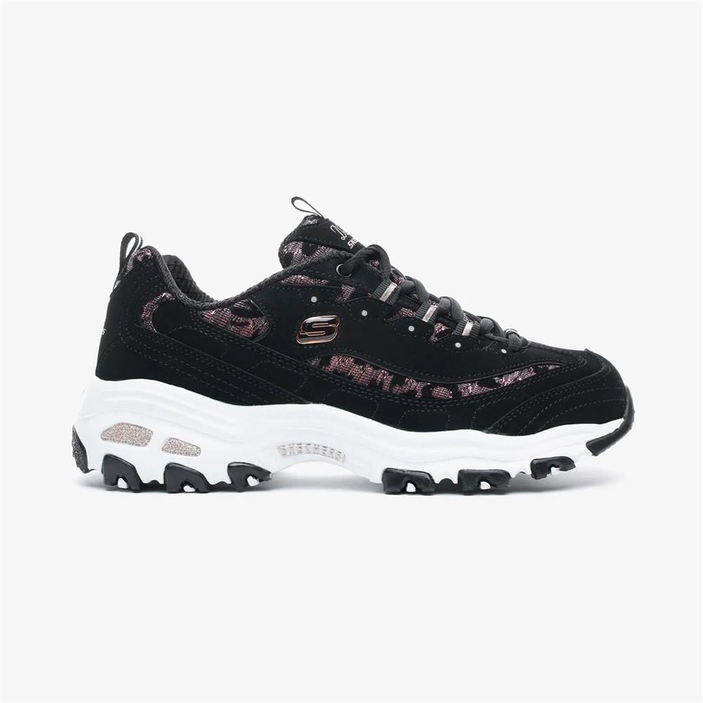 Skechers D'Lites - Fancy Leopard Kadın Spor Ayakkabısı