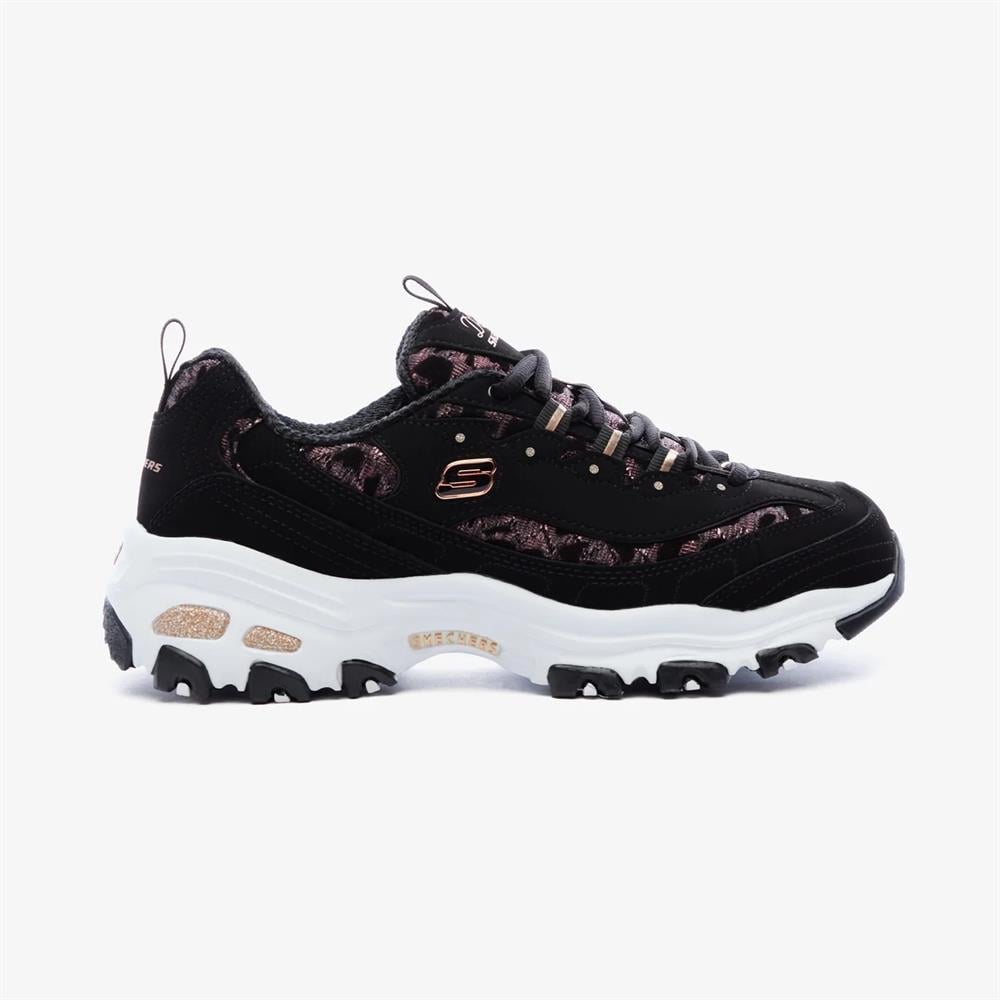 Skechers D'Lites - Fancy Leopard Kadın Spor Ayakkabısı
