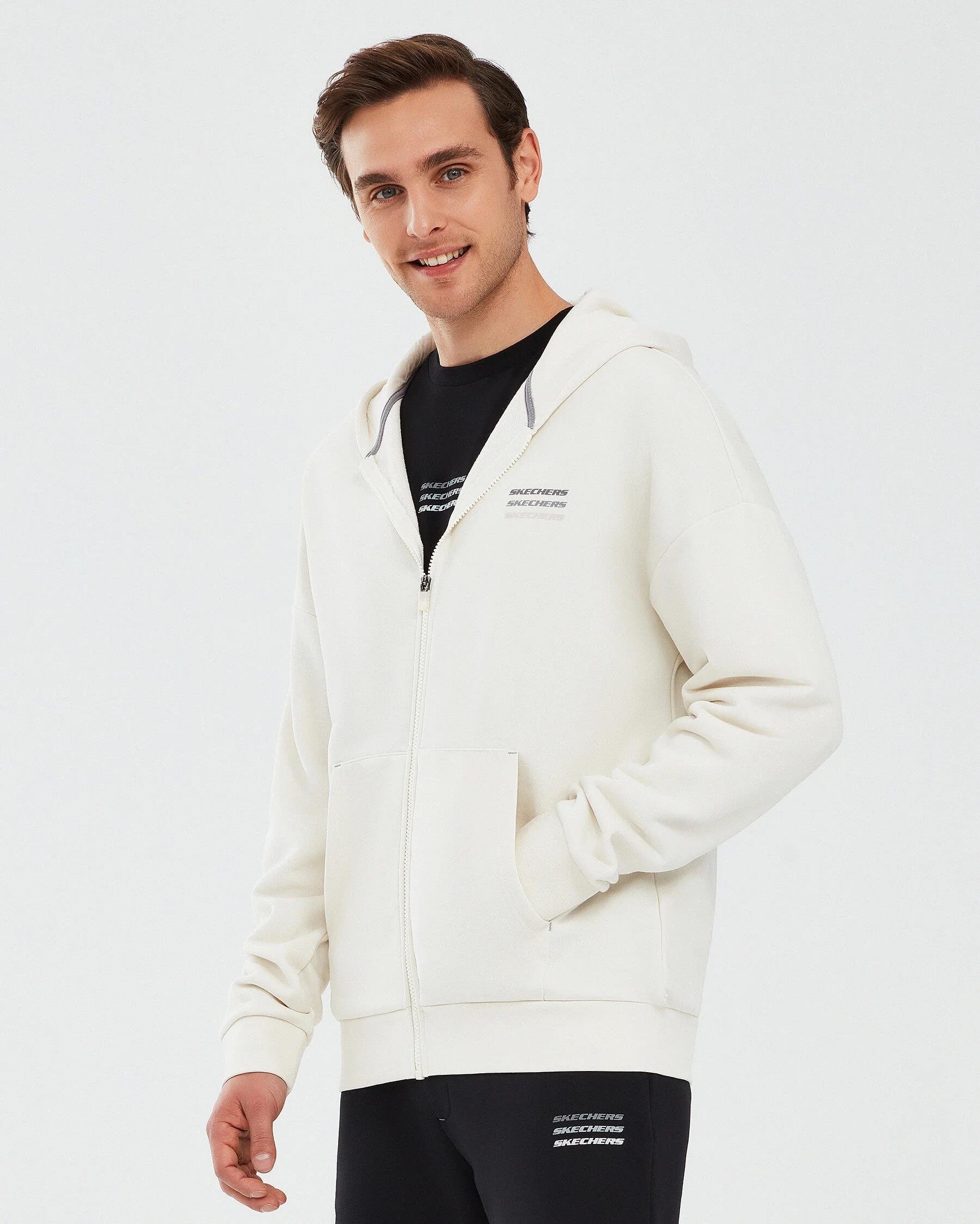 Skechers Essential M Full Zip Hoodie Sweatshirt Erkek Sweat S232233