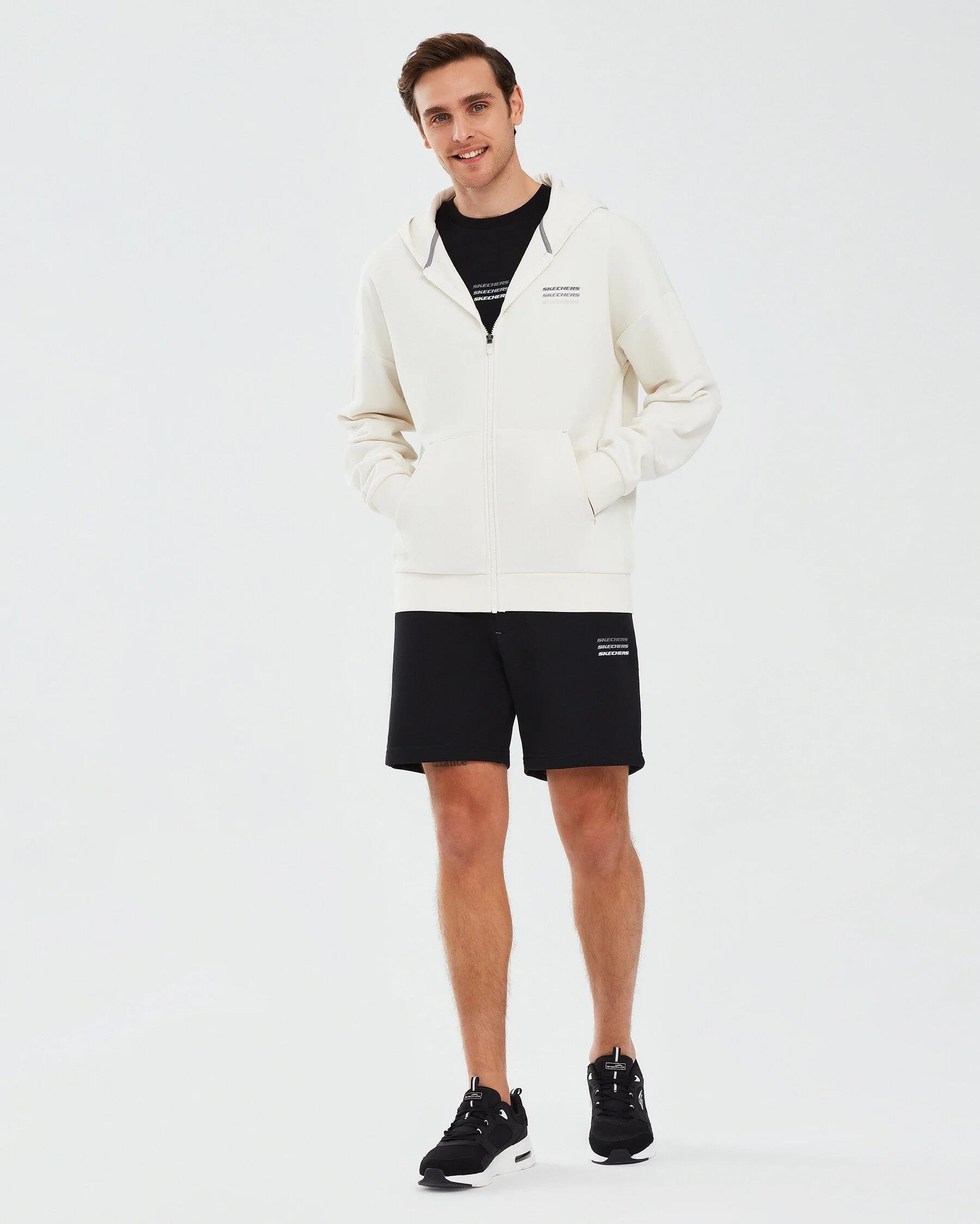 Skechers Essential M Full Zip Hoodie Sweatshirt Erkek Sweat S232233
