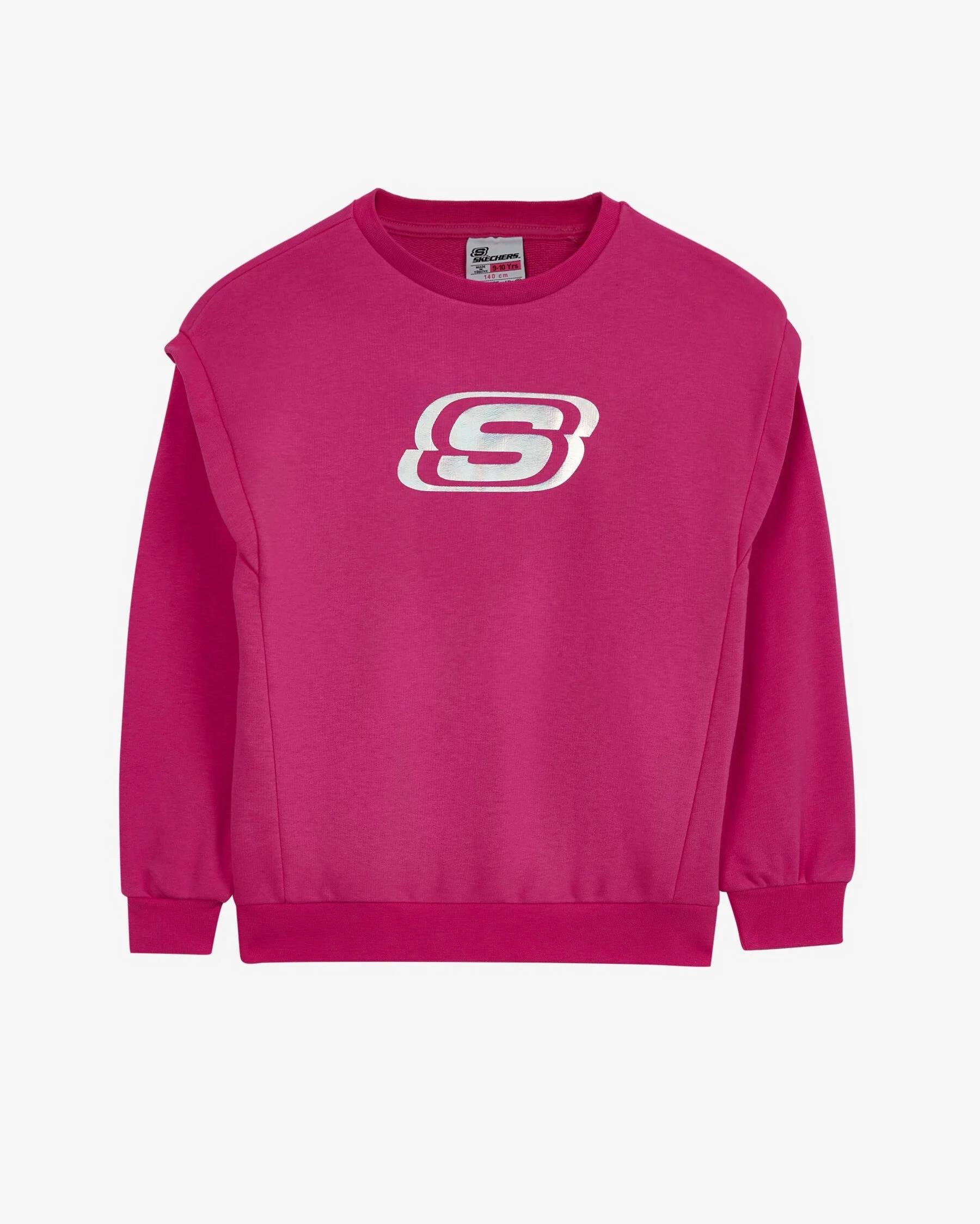 Skechers G LW Fleece Crew Neck Sweatshirt Çocuk Sweat