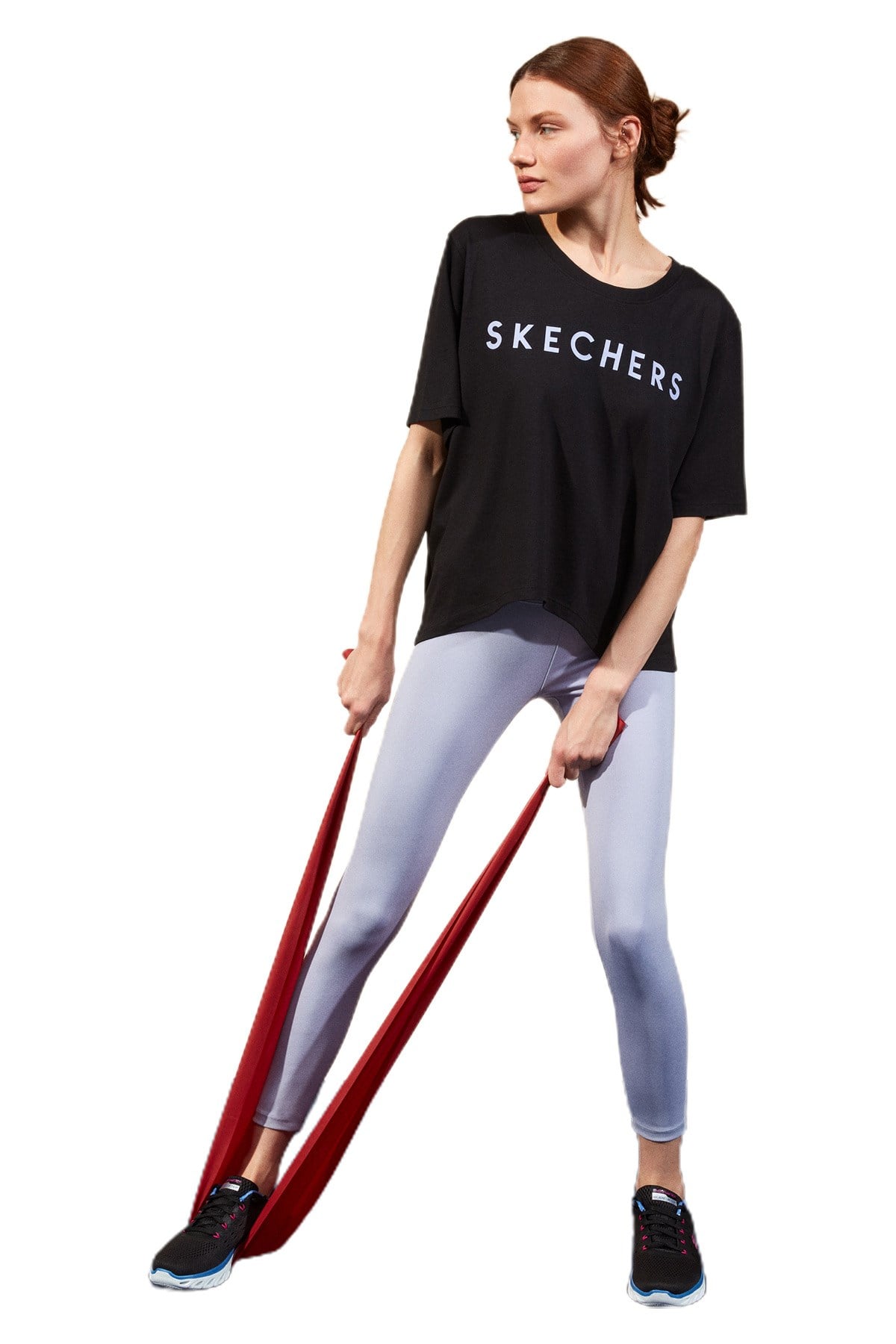 Skechers Graphic Tee W Crew Neck T-Shirt Kadın Tişört