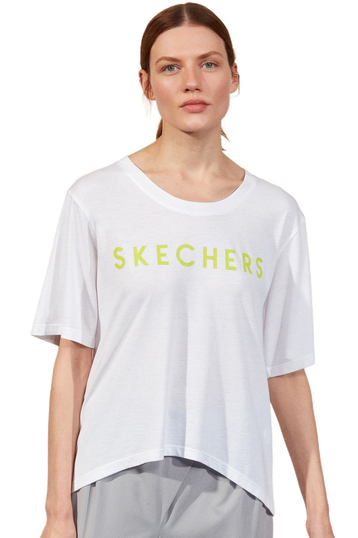 Skechers Graphic Tee W Crew Neck T-Shirt Kadın Tişört