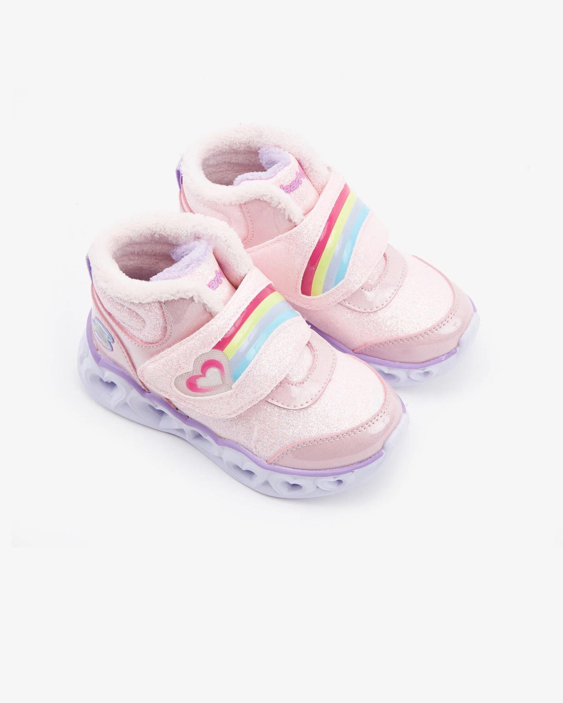 Skechers Heart Lights - Brilliant Rainbow Çocuk Bot 302669N