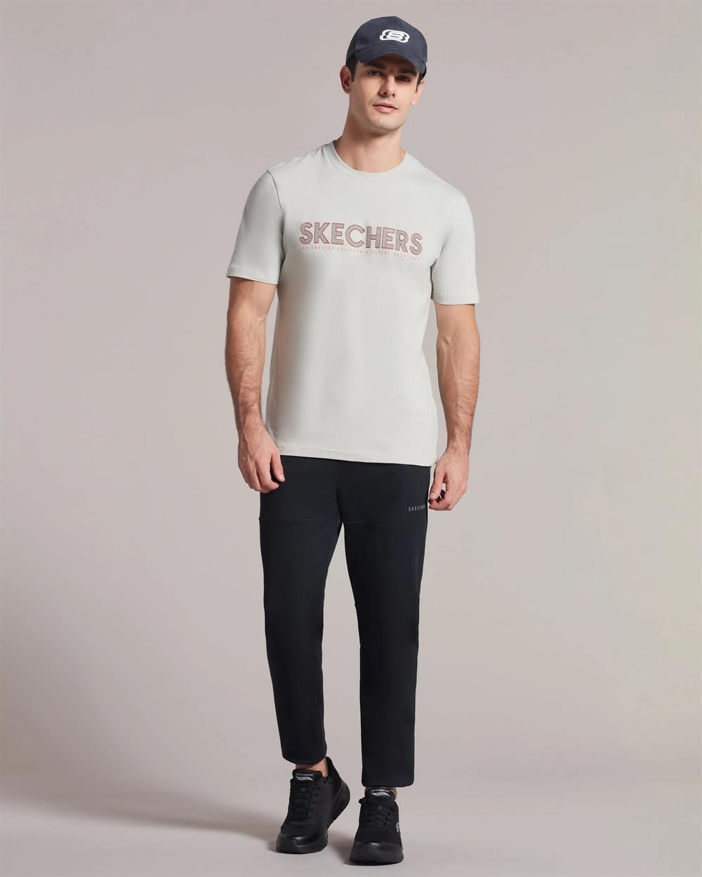 Skechers M 2Xi-Lock Pu Printed Slim Sweatpant Erkek Eşofman Altı
