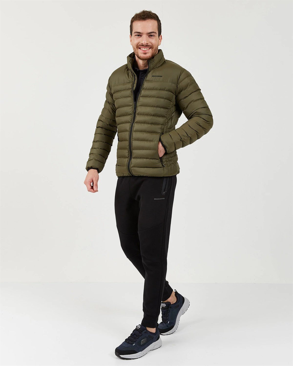 Skechers M Essential Turtle Neck Jacket Erkek Ceket