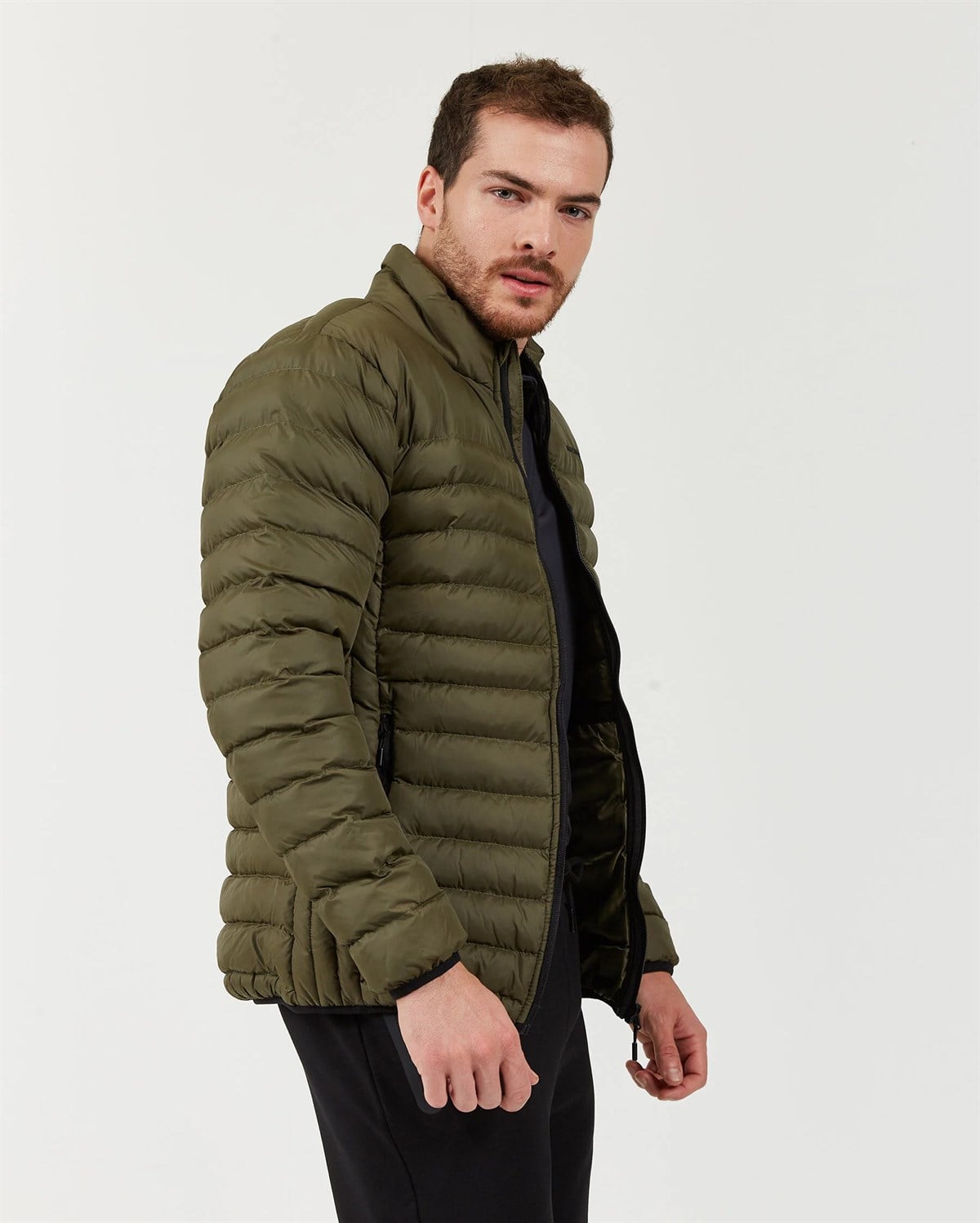 Skechers M Essential Turtle Neck Jacket Erkek Ceket