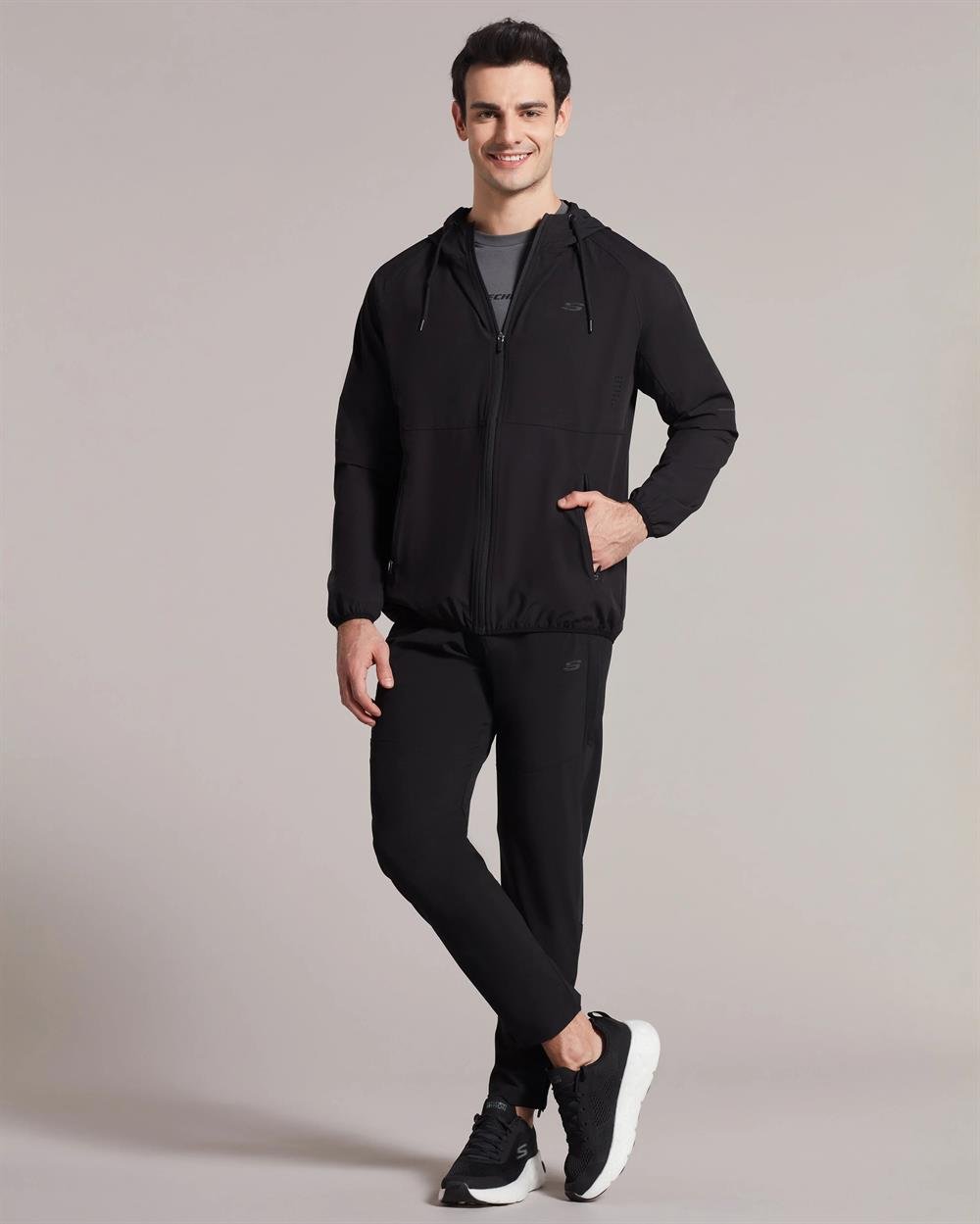 Skechers M Micro Collection Mesh Detail Full Zip Jacket Erkek Ceket