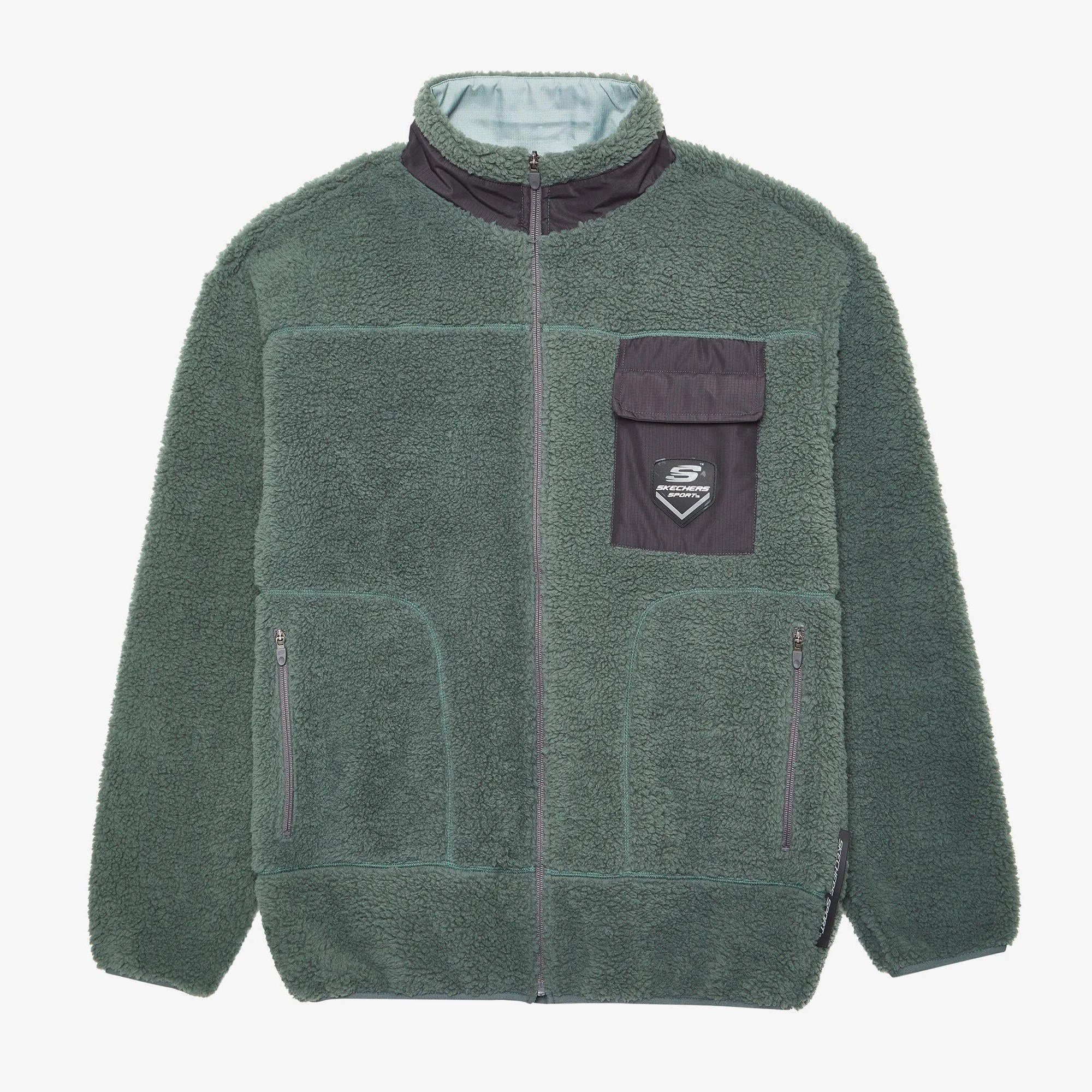 Skechers M Outdoor Fleece Full Zip Sherpa Erkek Polar S242184