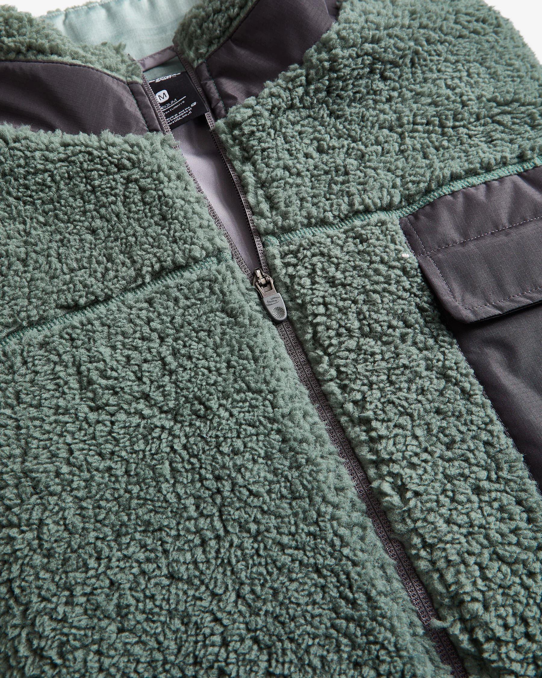 Skechers M Outdoor Fleece Full Zip Sherpa Erkek Tişört S242184