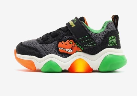 Skechers Mighty Glow 2.0-Dino-Bolt Çocuk Spor Ayakkabısı 403501N