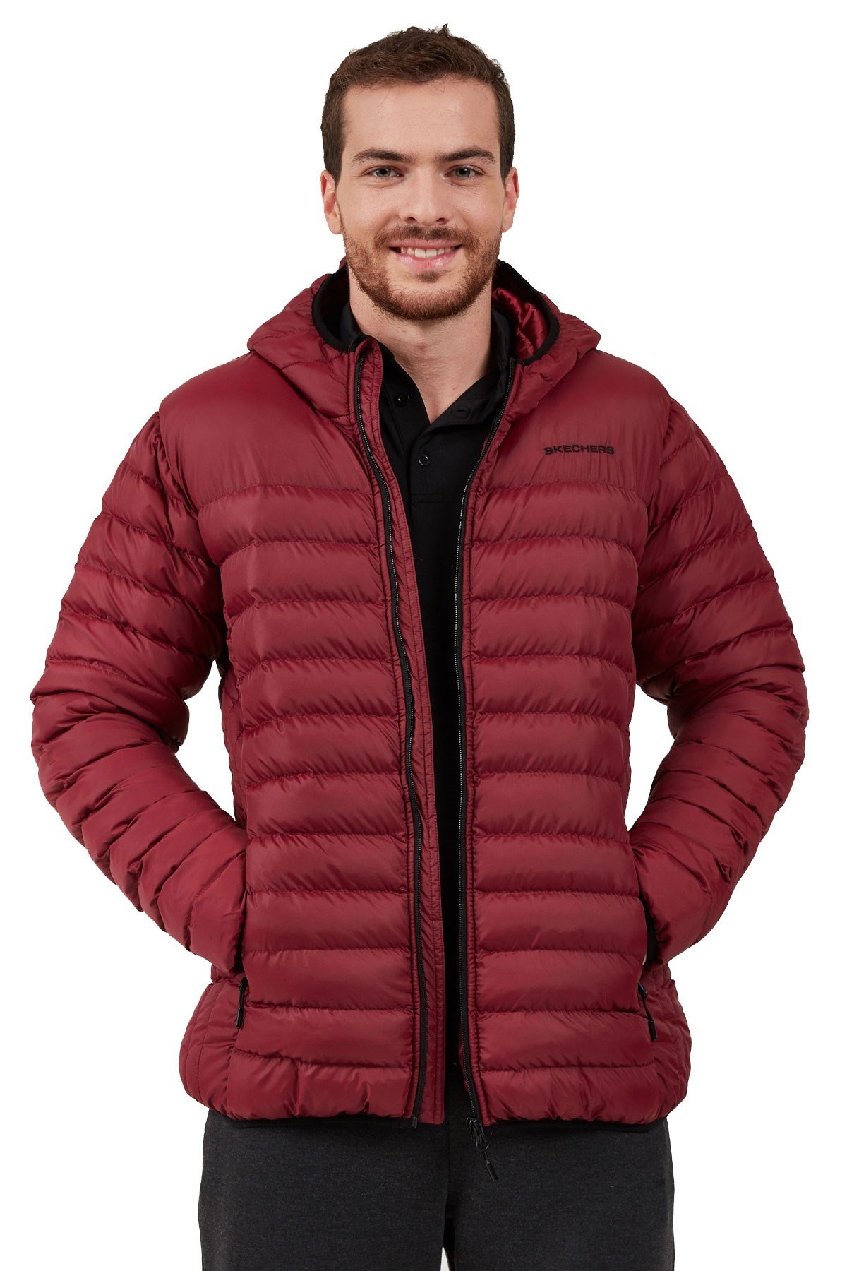 Skechers Outerwear M Padded Lightweight Jacket Erkek Ceket