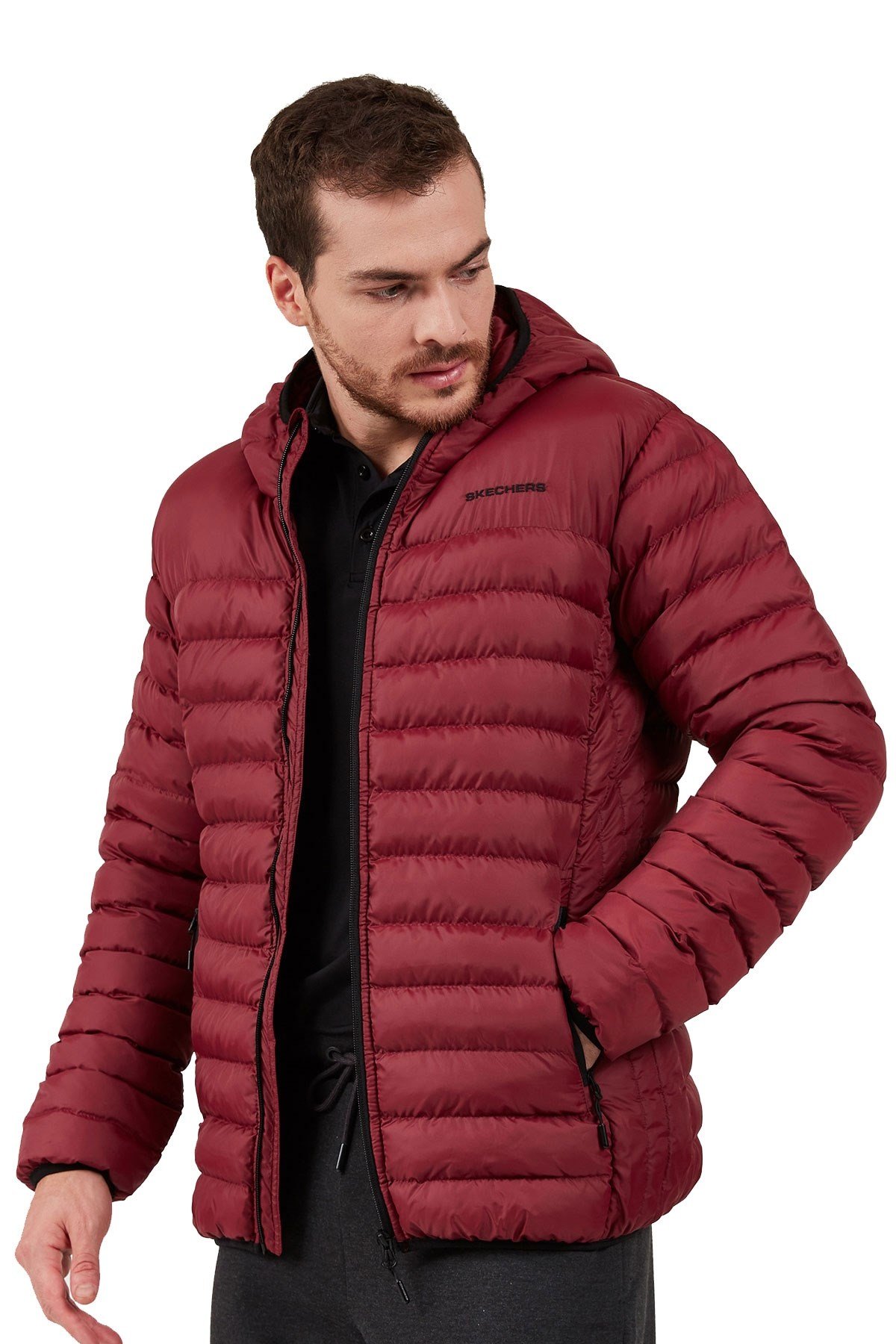 Skechers Outerwear M Padded Lightweight Jacket Erkek Ceket