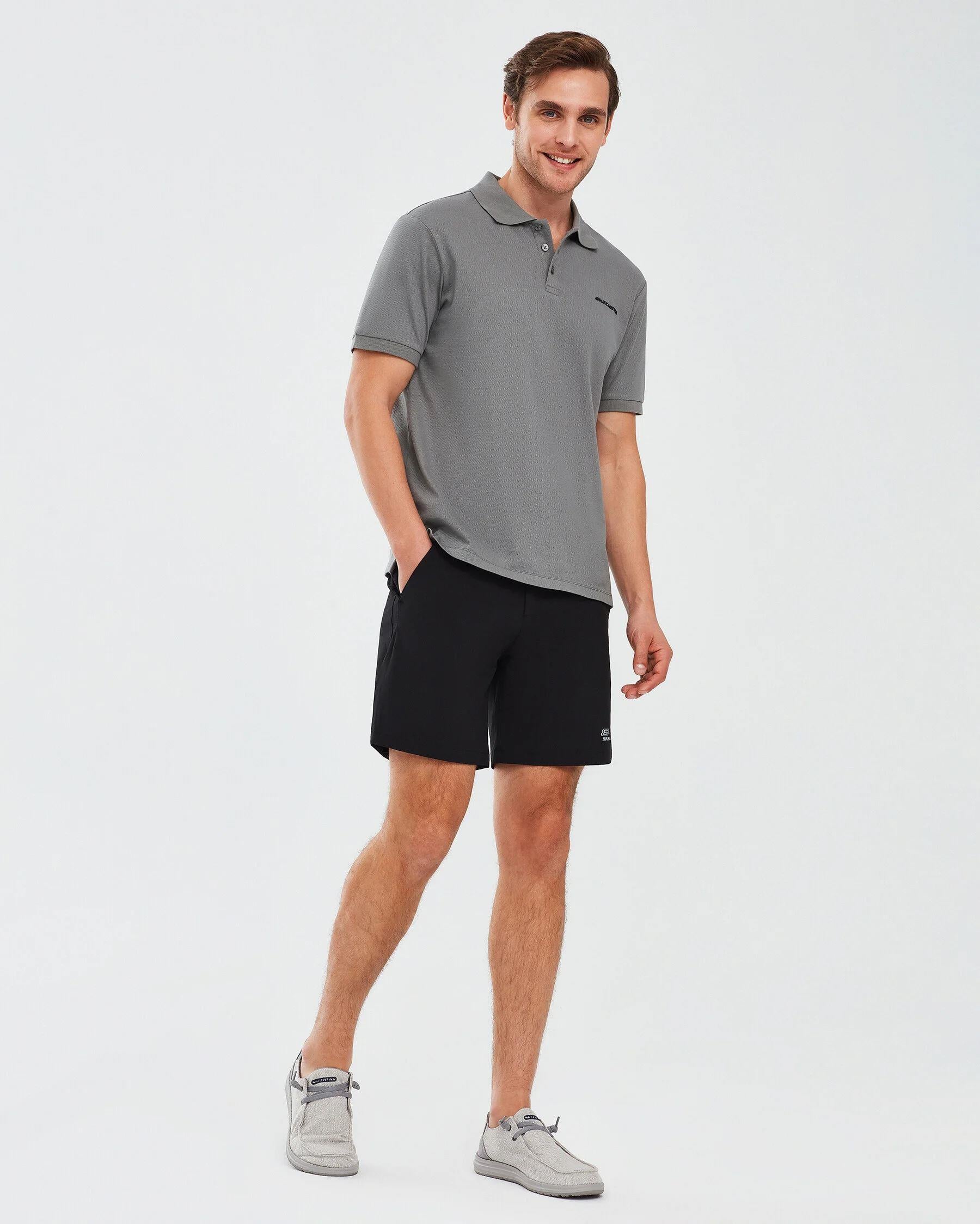 Skechers Polo Shirt M Short Sleeve Erkek Tişört S211800