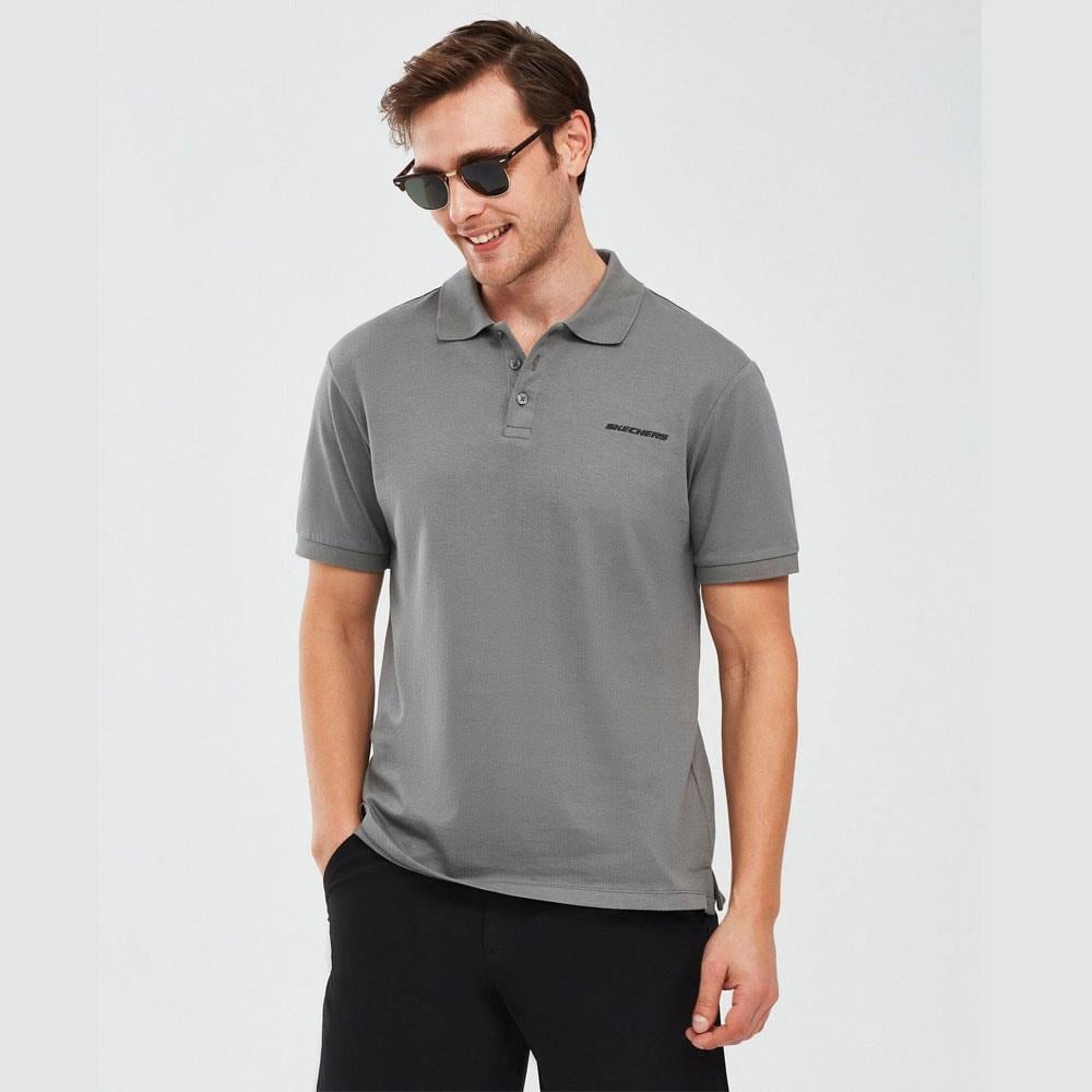 Skechers Polo Shirt M Short Sleeve Erkek Tişört S211800