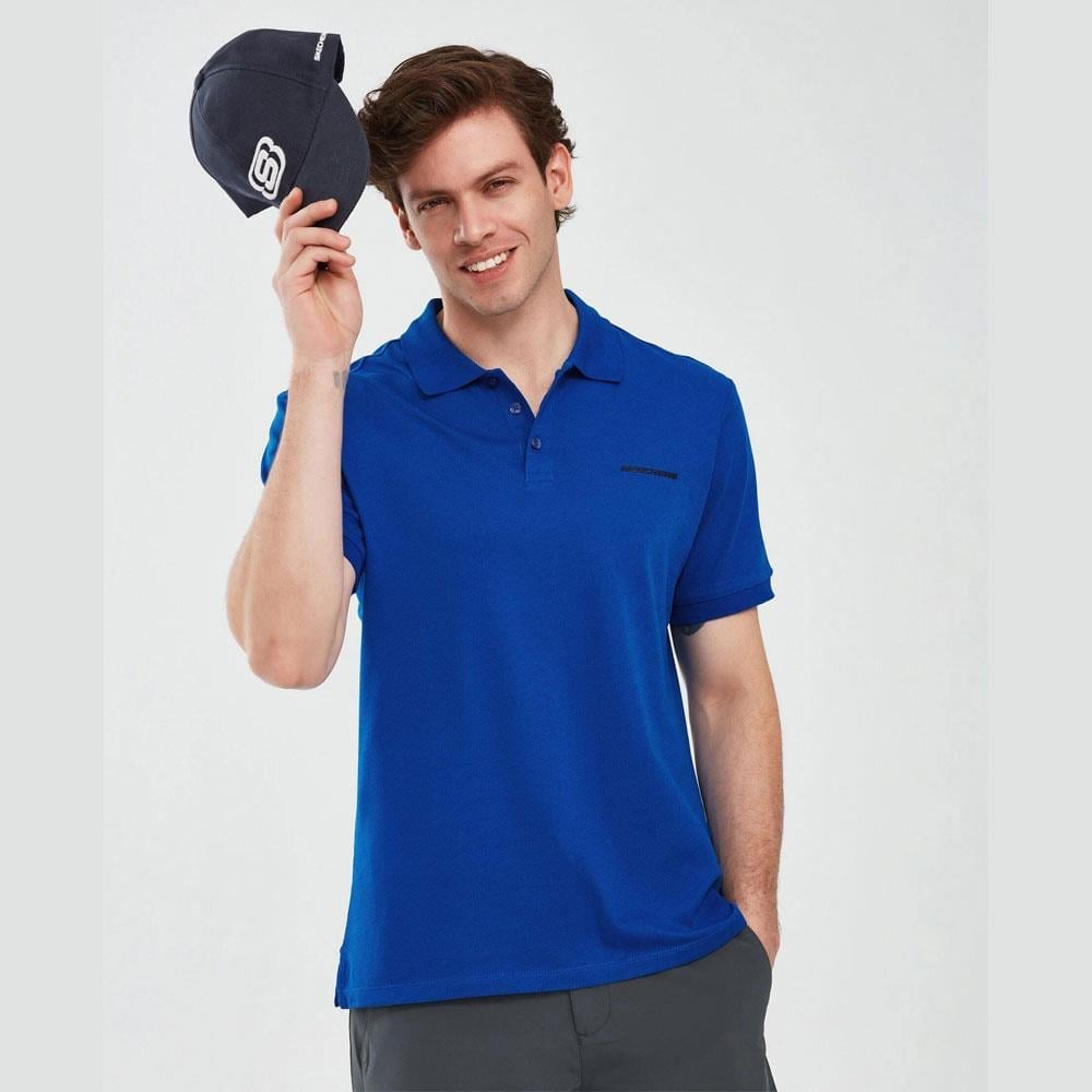 Skechers Polo Shirt M Short Sleeve Erkek Tişört S211800