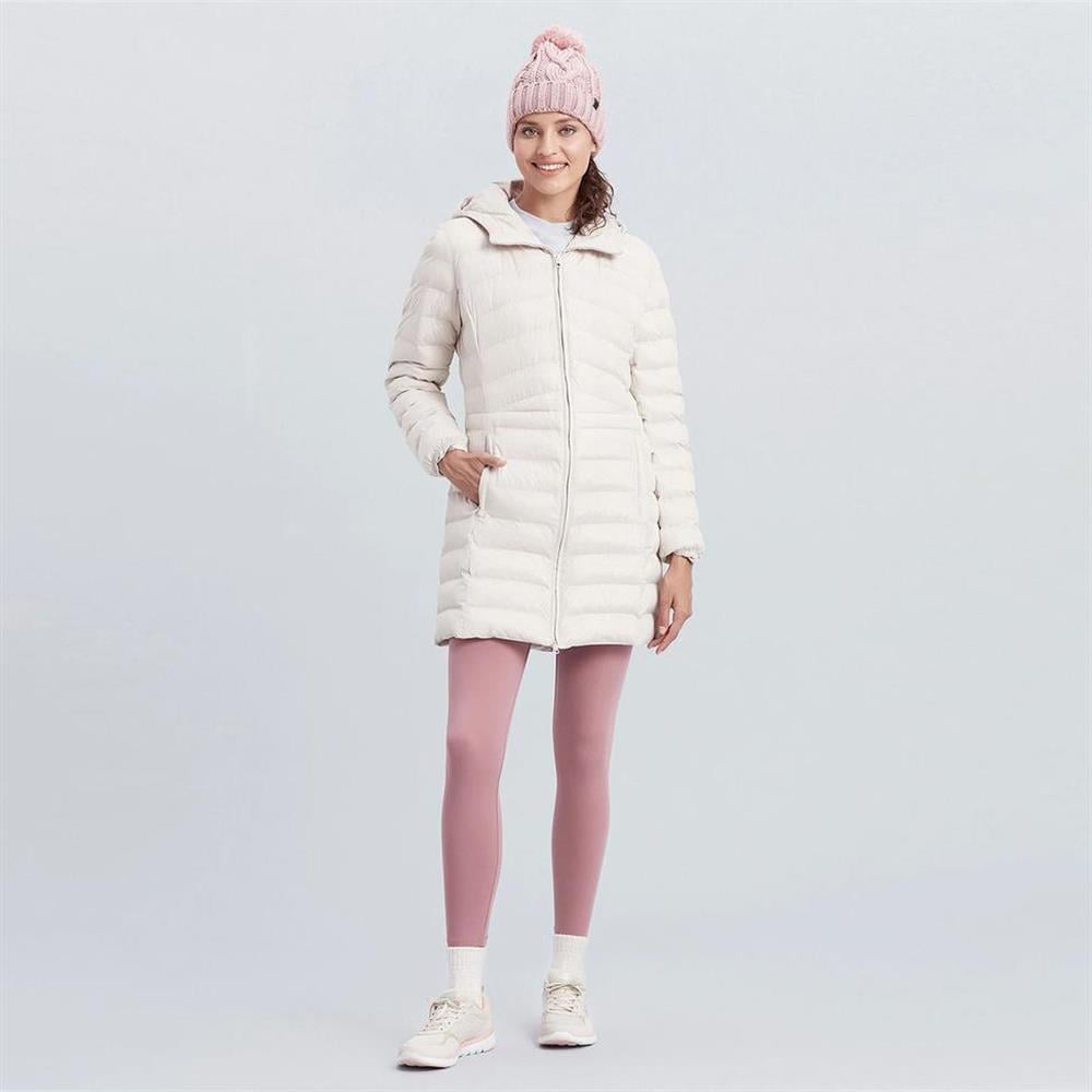 Skechers W Essential Maxi Length Hooded Jacket Kadın Mont