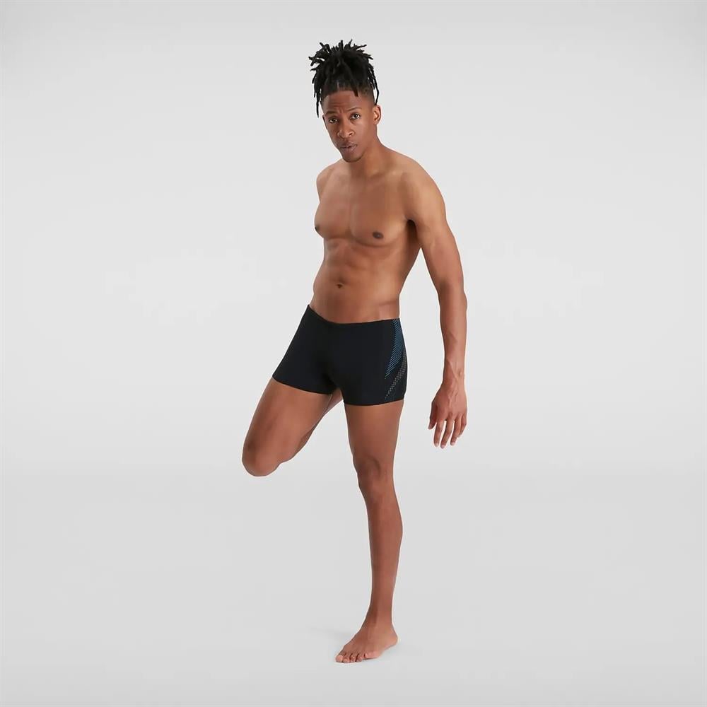 Speedo Tech Pnl Asht Am Blk/Chrcl Erkek Mayo